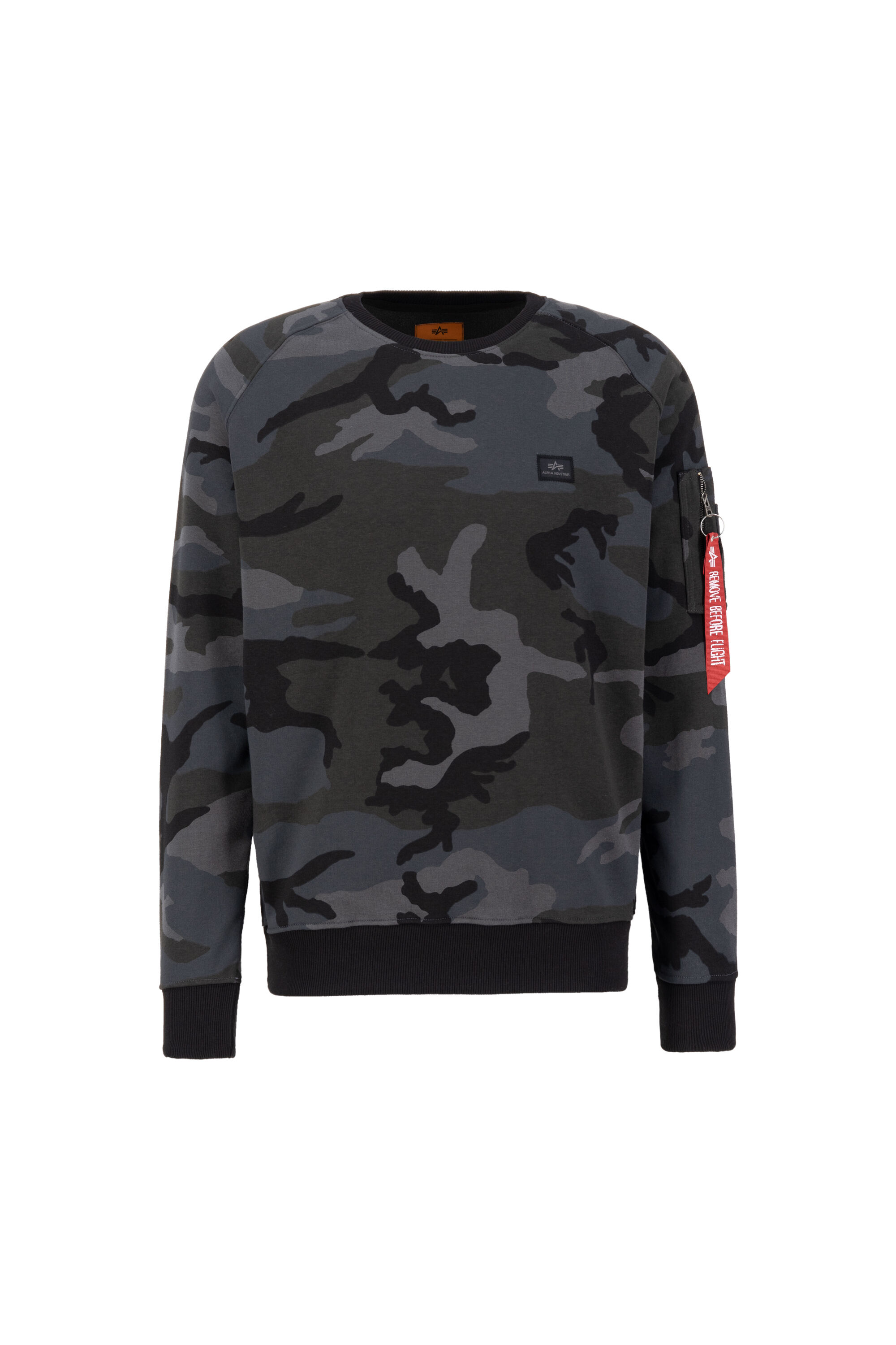 X-Fit Camo Sweatshirt black camo 158320C_125_alpha_industries_x_fit_sweat_camo_bust_front_122981.jpg