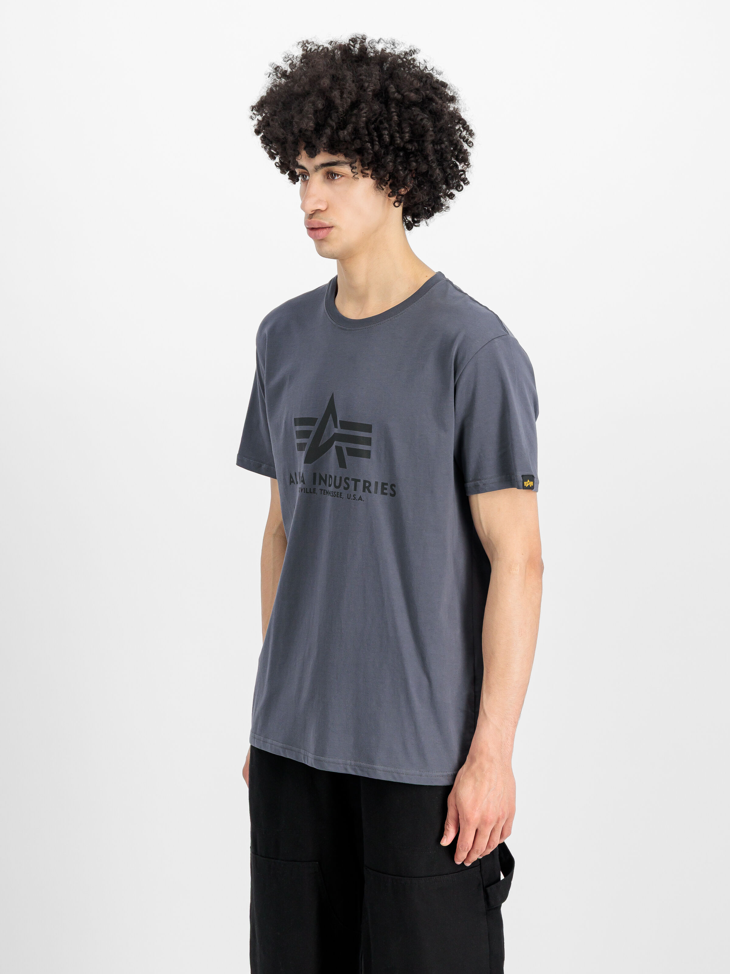 Basic Big Logo T-Shirt greyblack/black 100501_412_2_model_00002_156646