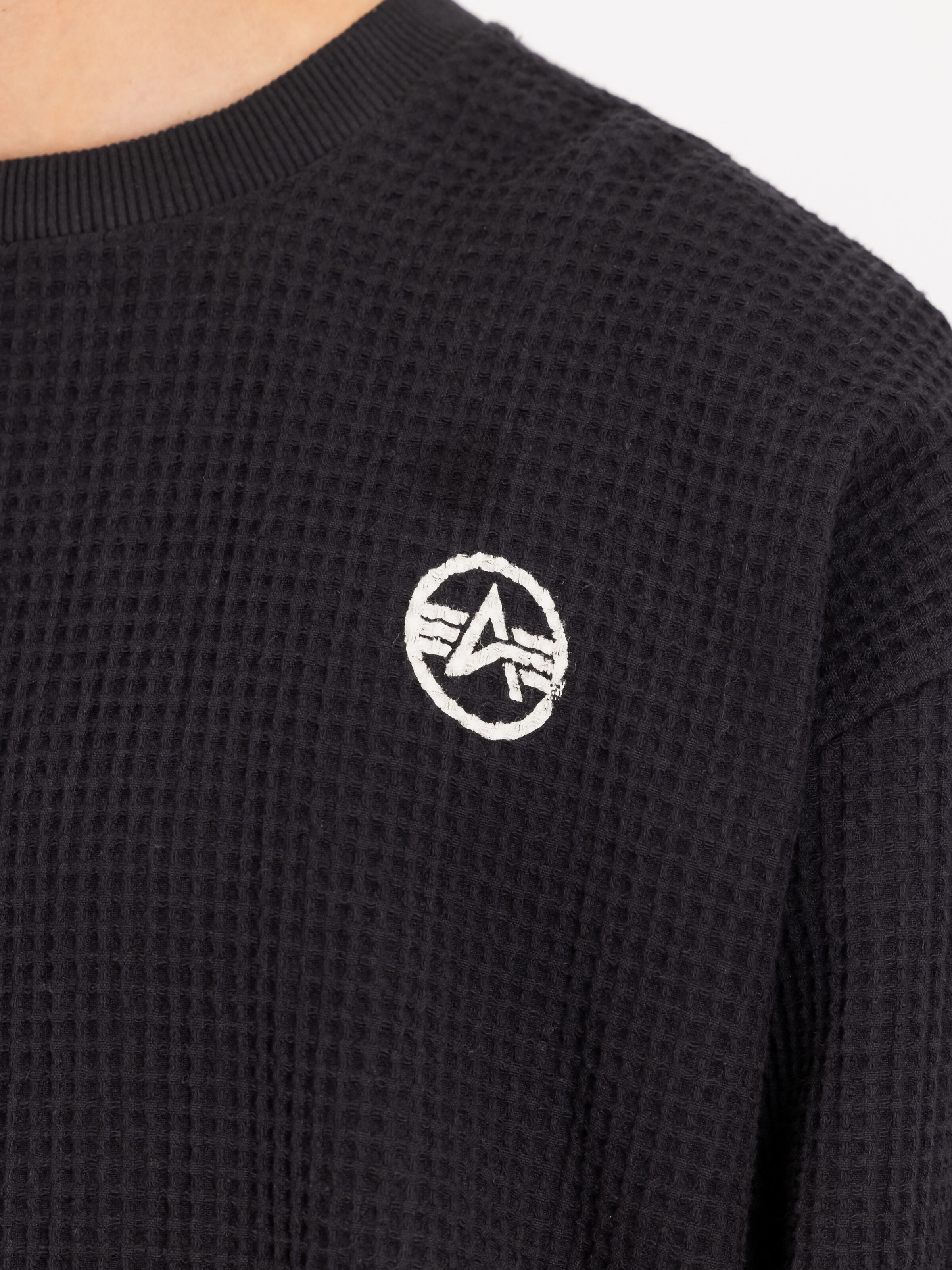 Studio Waffle Sweatshirt black 258300_03_3_detail_00001_172937