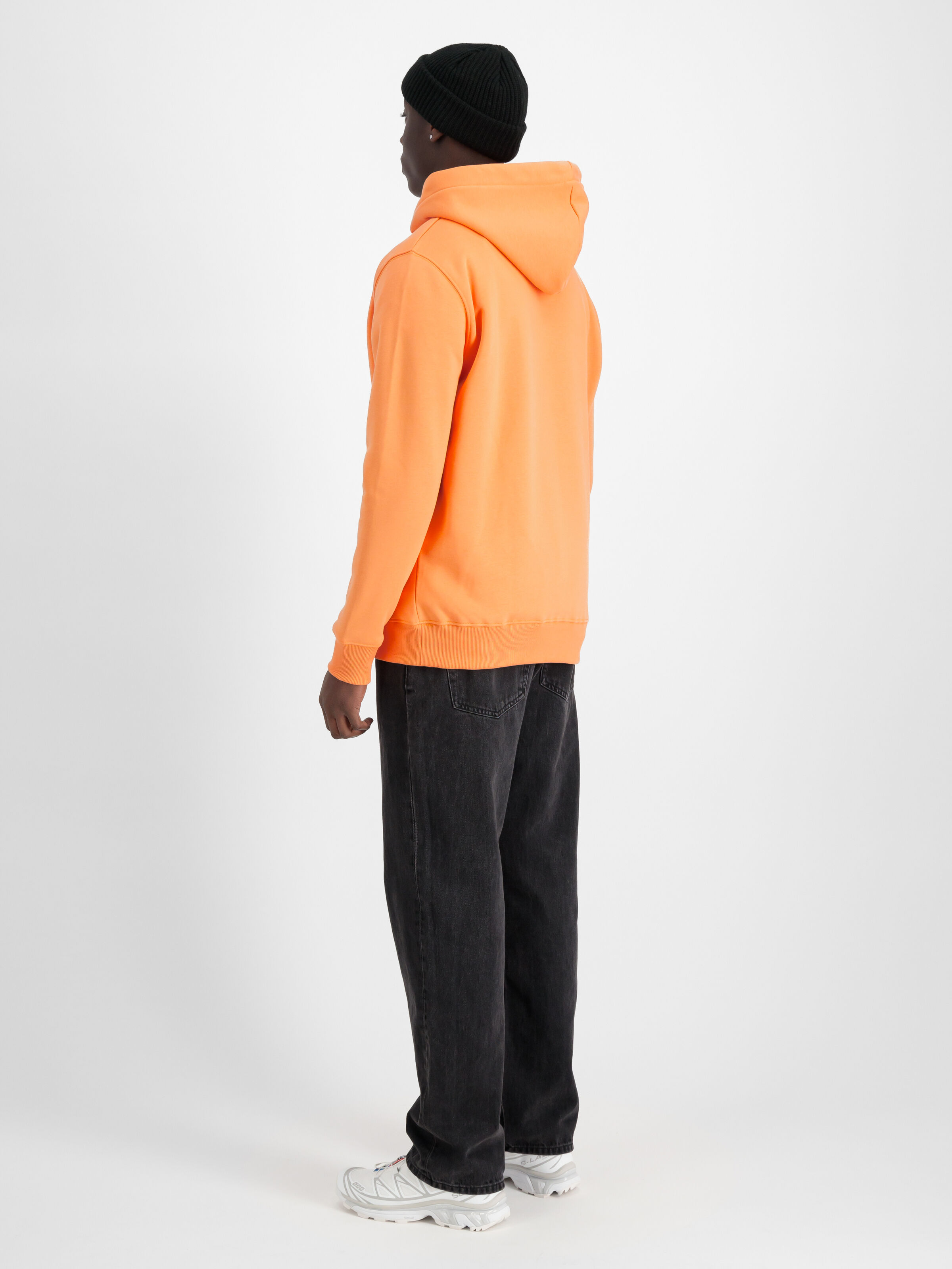 Basic Small Logo Hoodie tangerine 196318_710_00004_213445