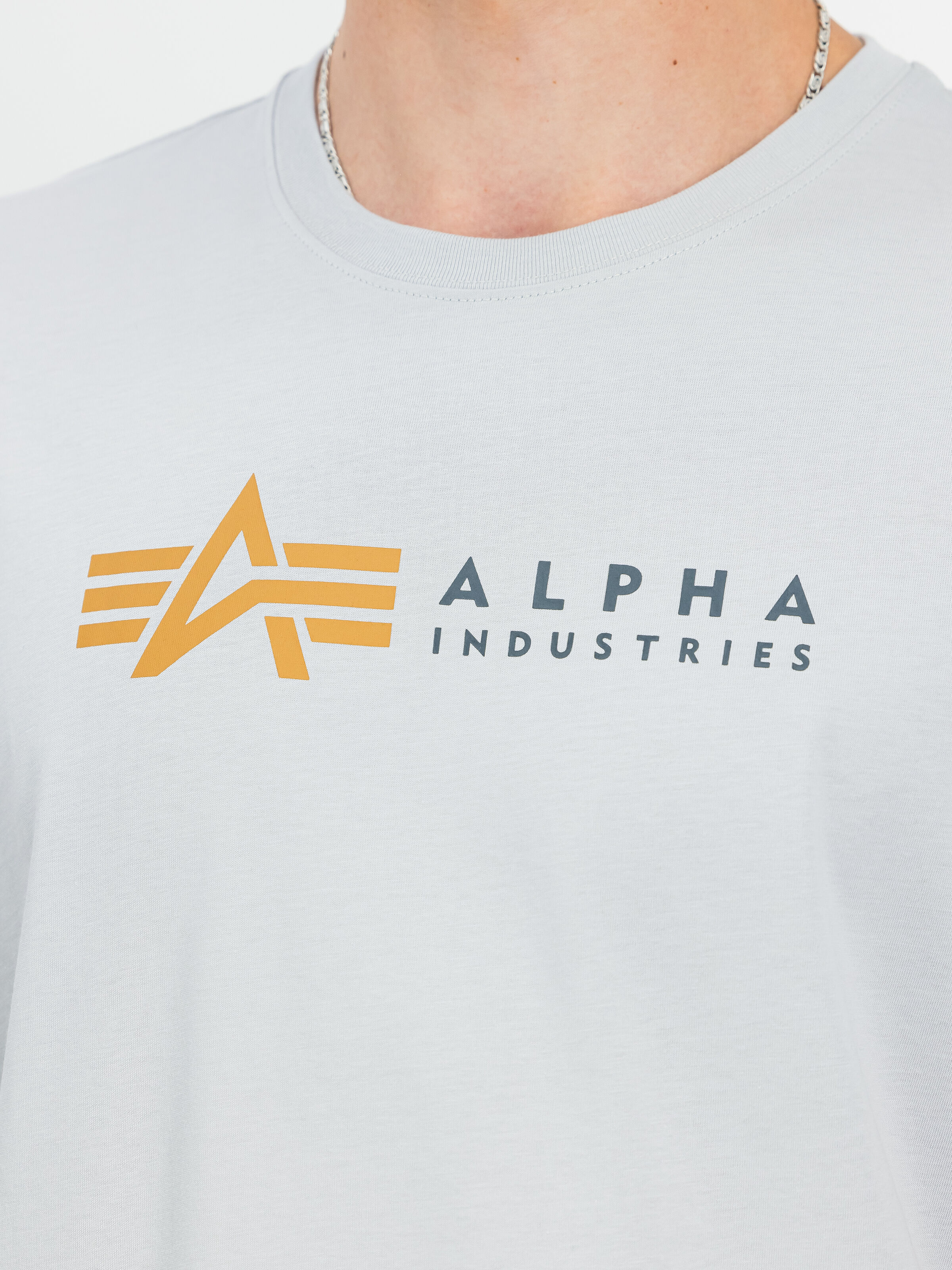 Alpha Label T-Shirt pastel grey 118502_666_3_detail_00001_189162