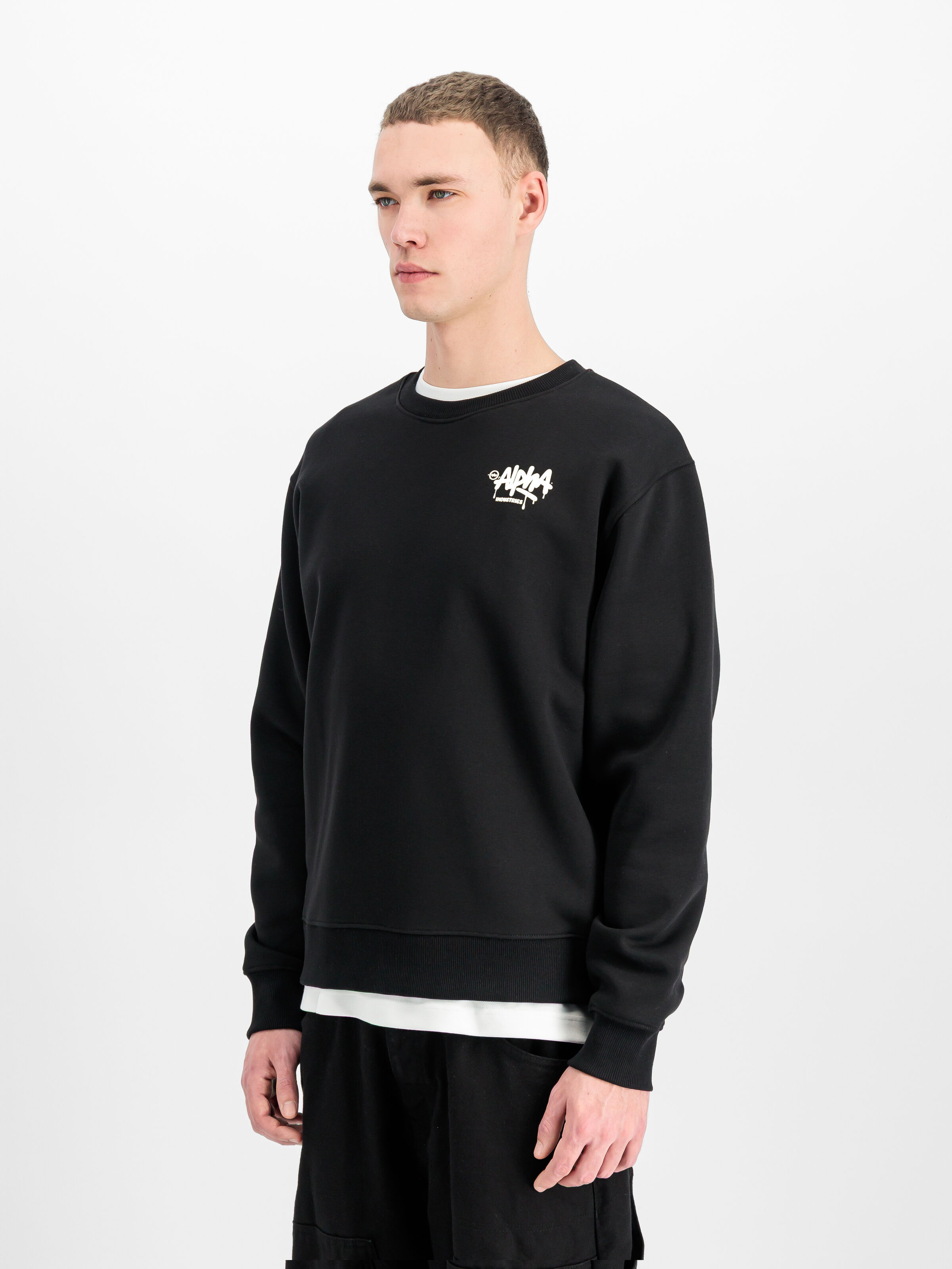 Alpha Signature Sweatshirt black 266308_03_2_model_00002_220027
