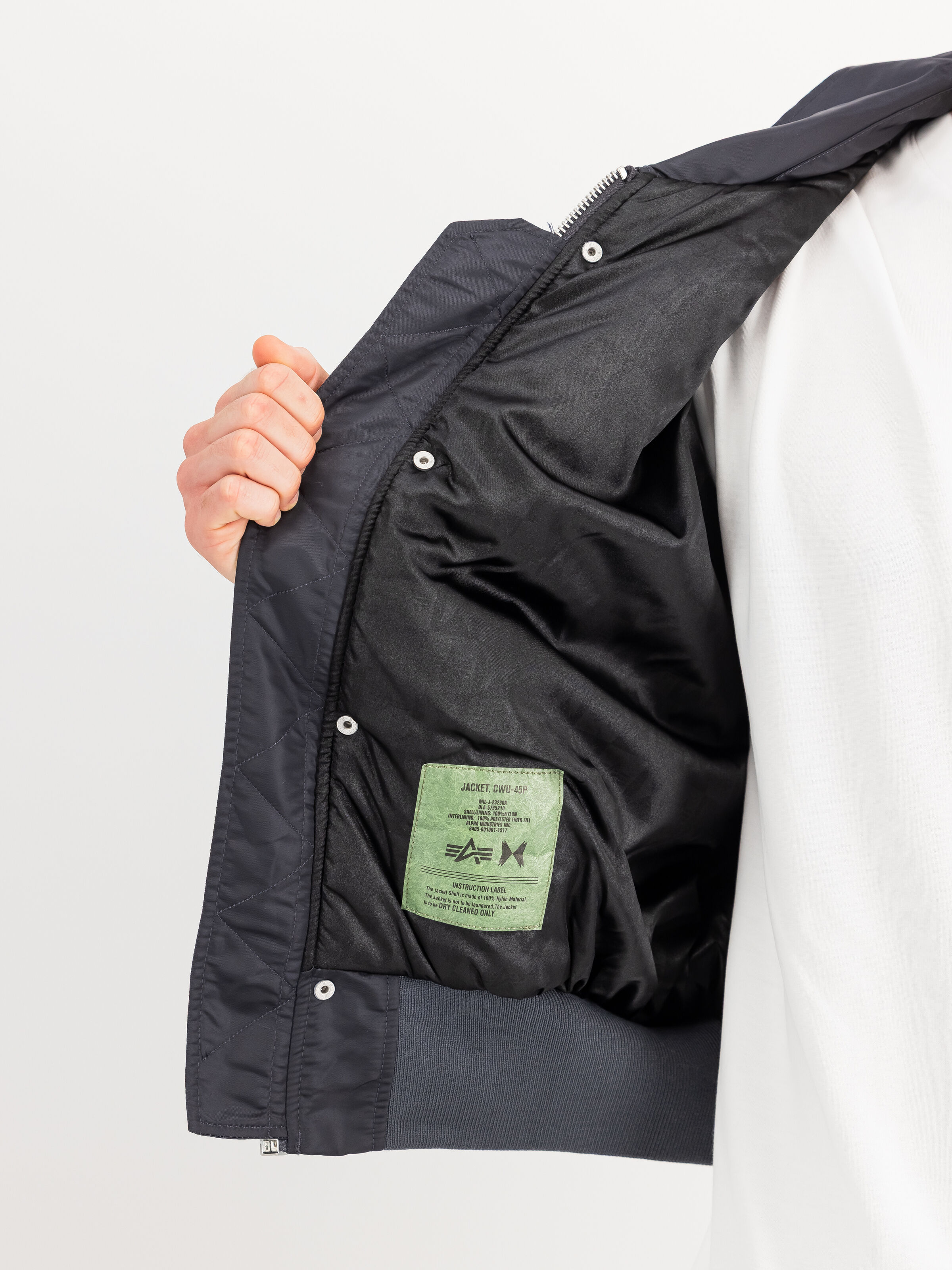 ALPHA x METAMORFOSI CWU Loose Bomber Jacket iron grey 776100_466_3_detail_00001_247213
