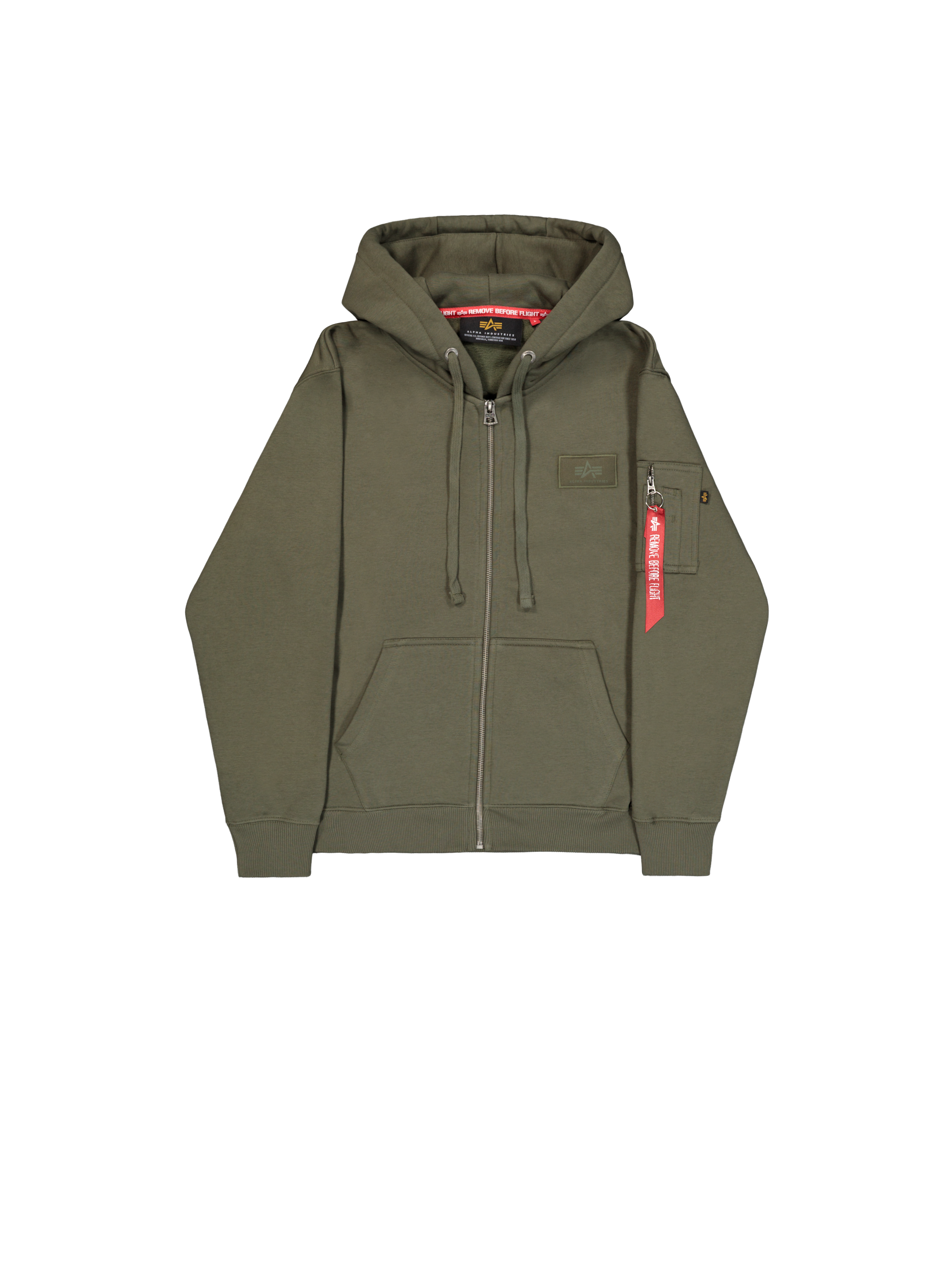 Backprint Zip Hoodie dark olive 128342_142_1_flatlay_00001_187625.png