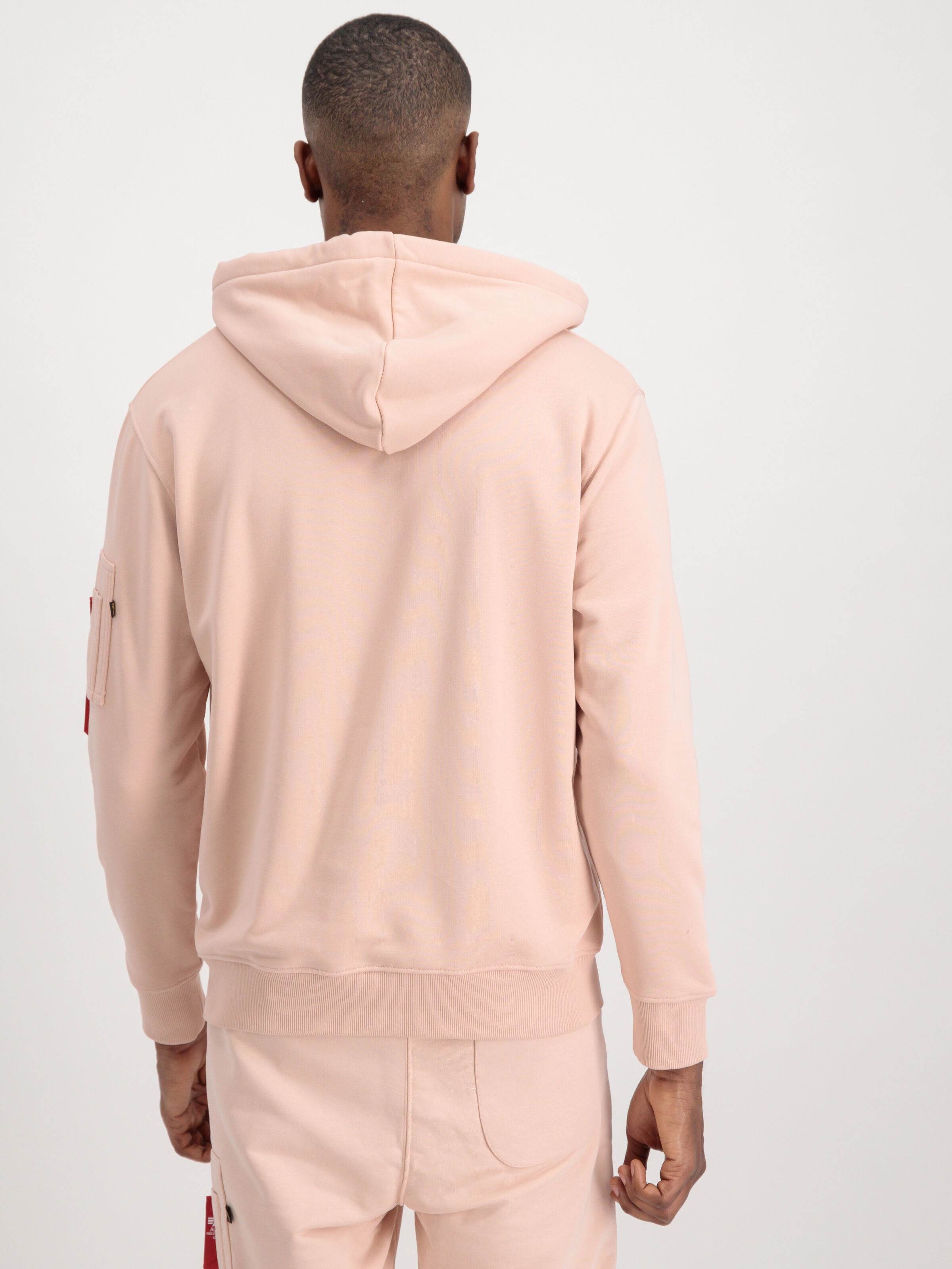 X-Fit Hoodie pale peach 158321_640_alpha_industries_x_fit_hoody_005_182854