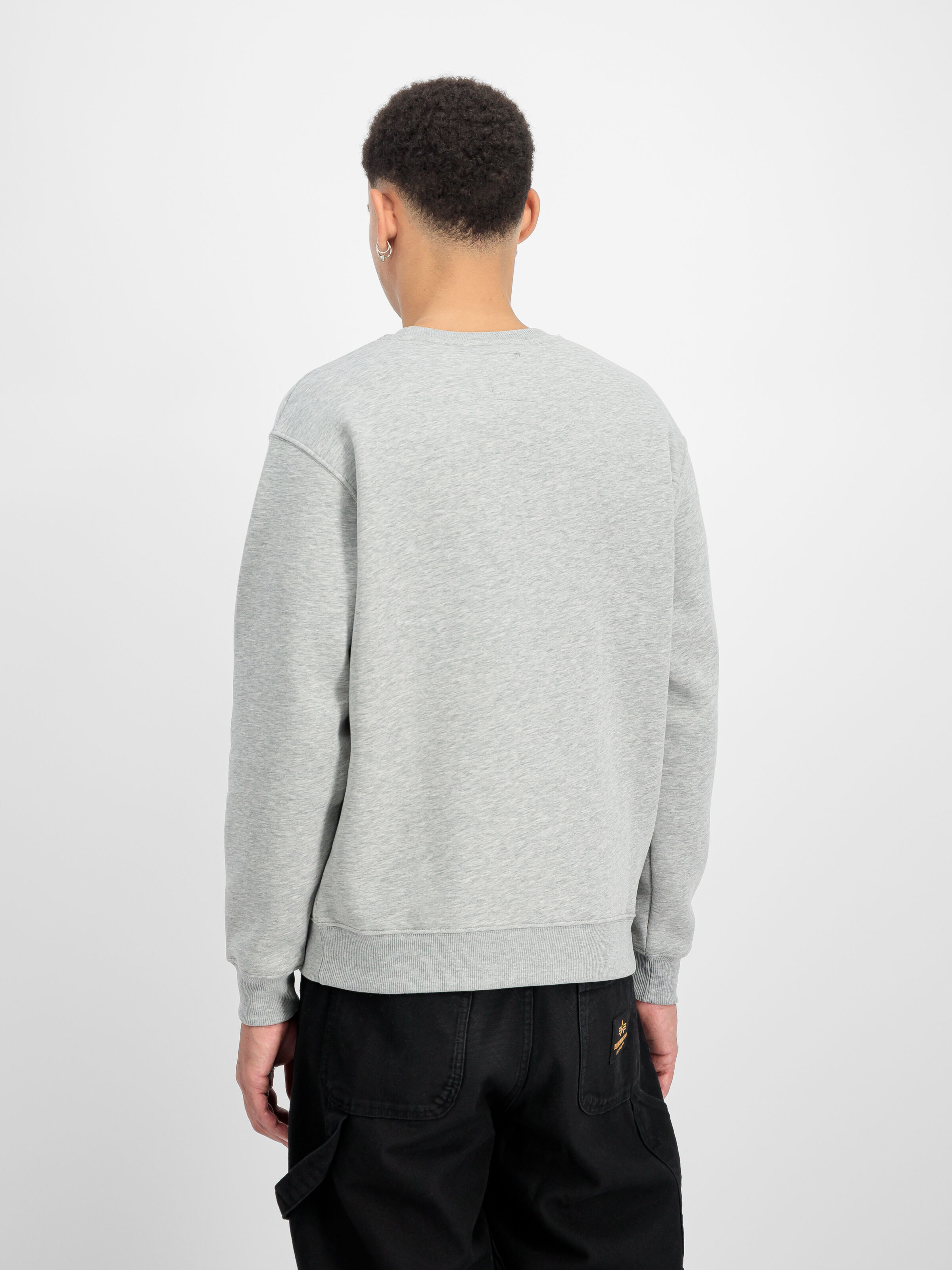 Basic Small Logo Sweatshirt grey heather 188307_17_2_model_00003_185022