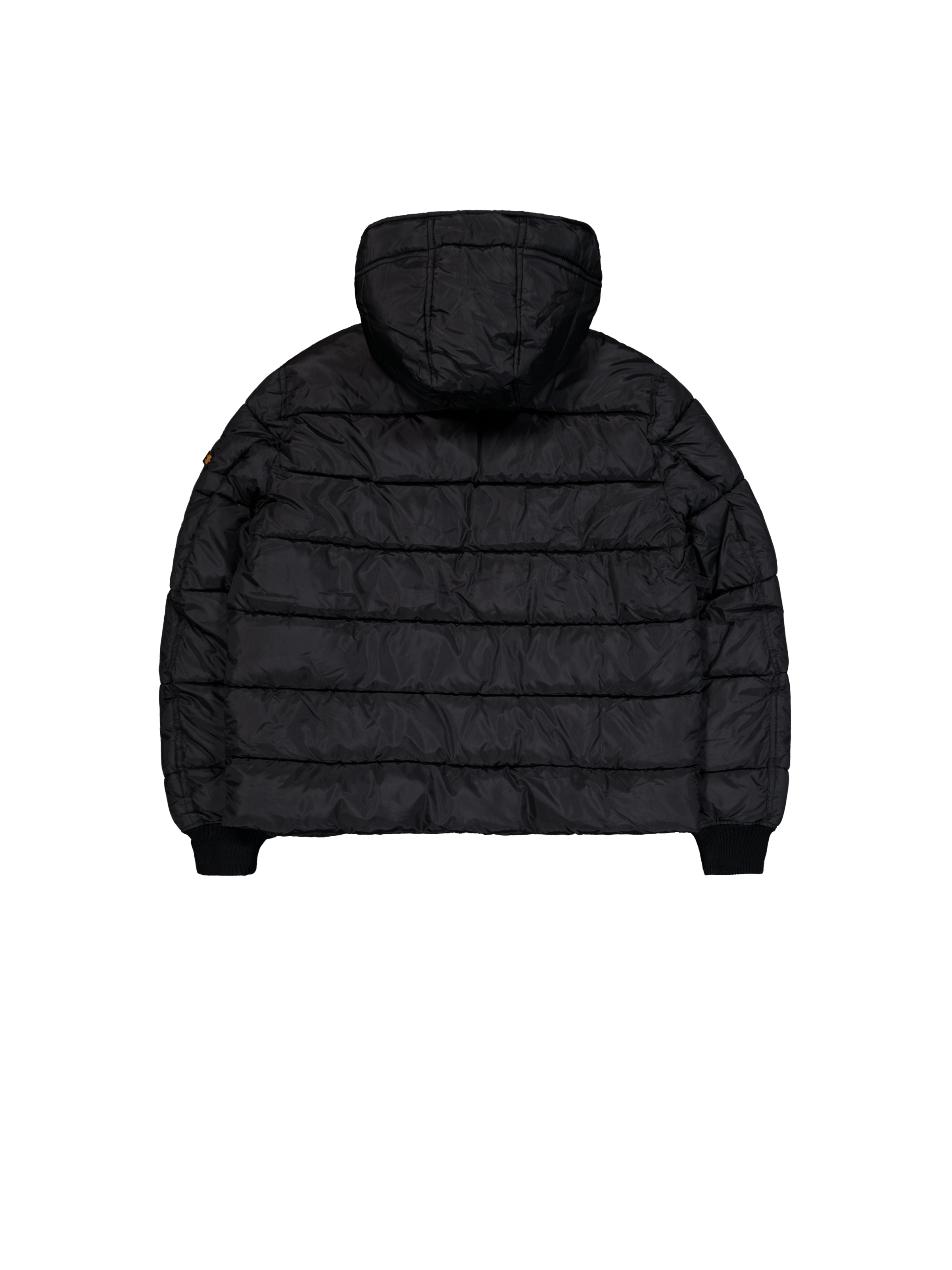 Hooded Puffer Alpha Faux Down Winter Jacket black 118113_03_1_flatlay_00002_124771