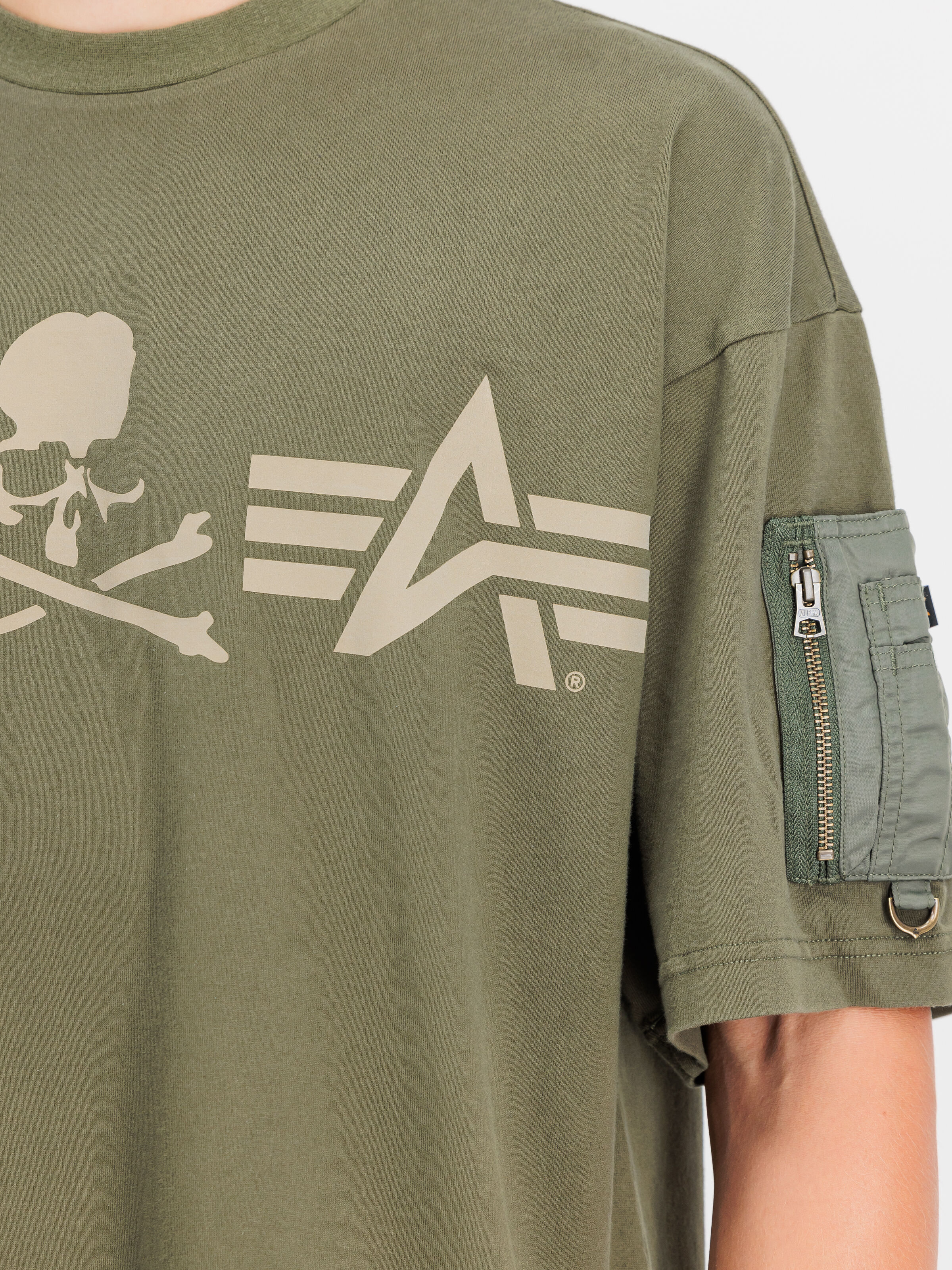 ALPHA X MASTERMIND S/S UTILITY T-Shirt olive 148527_11_3_detail_00001_104102