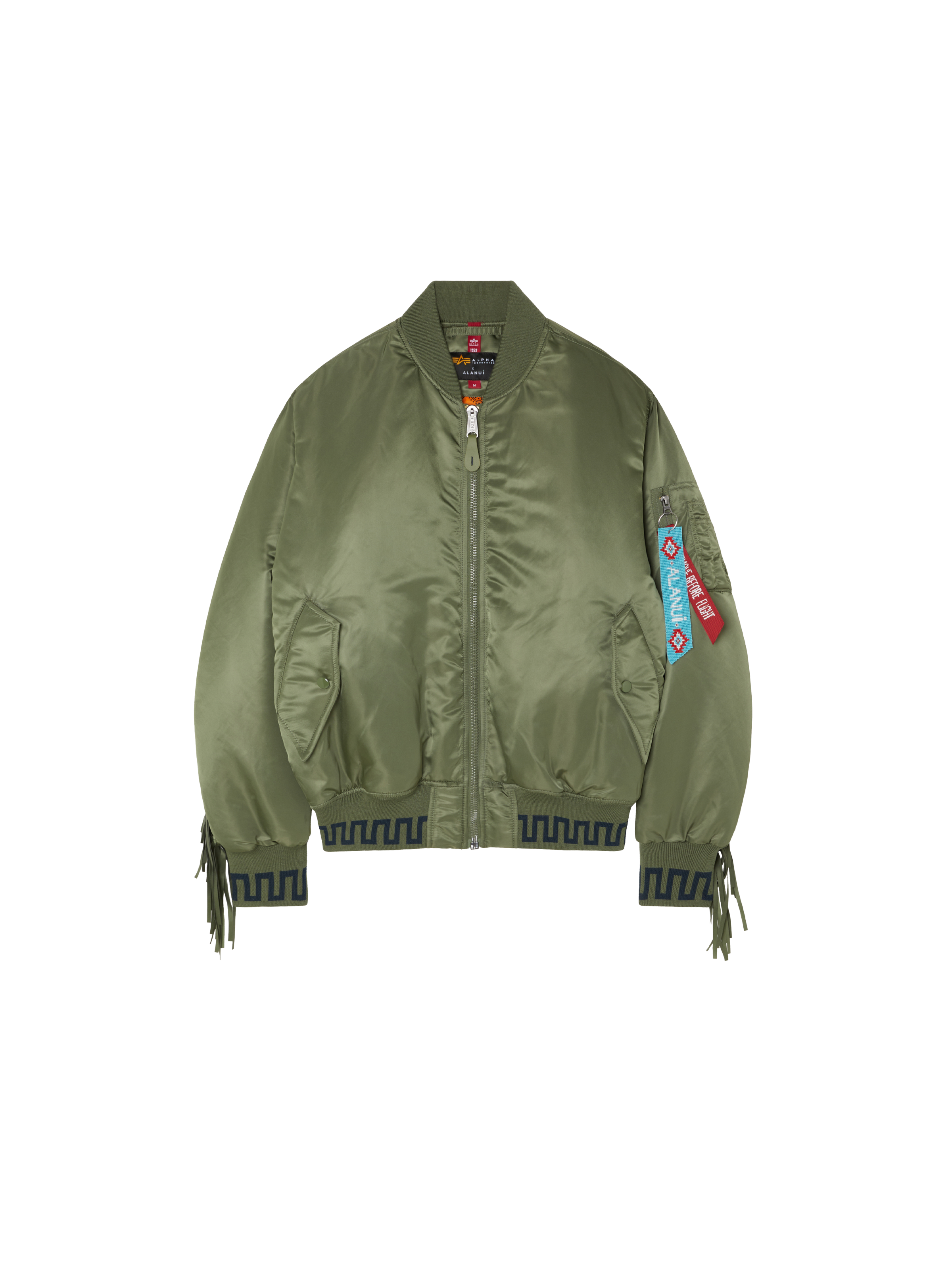 ALPHA X ALANUI MA-1 Bomber Jacket sage-green