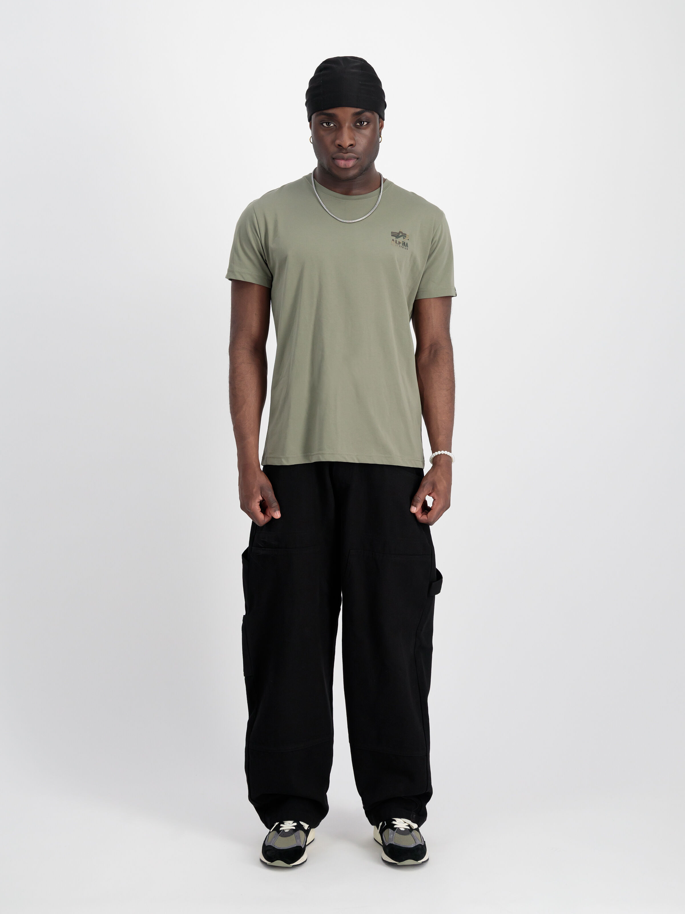 Camo Logo Puff Print Backprint T-Shirt olive 148522_11_2_model_00001_98060