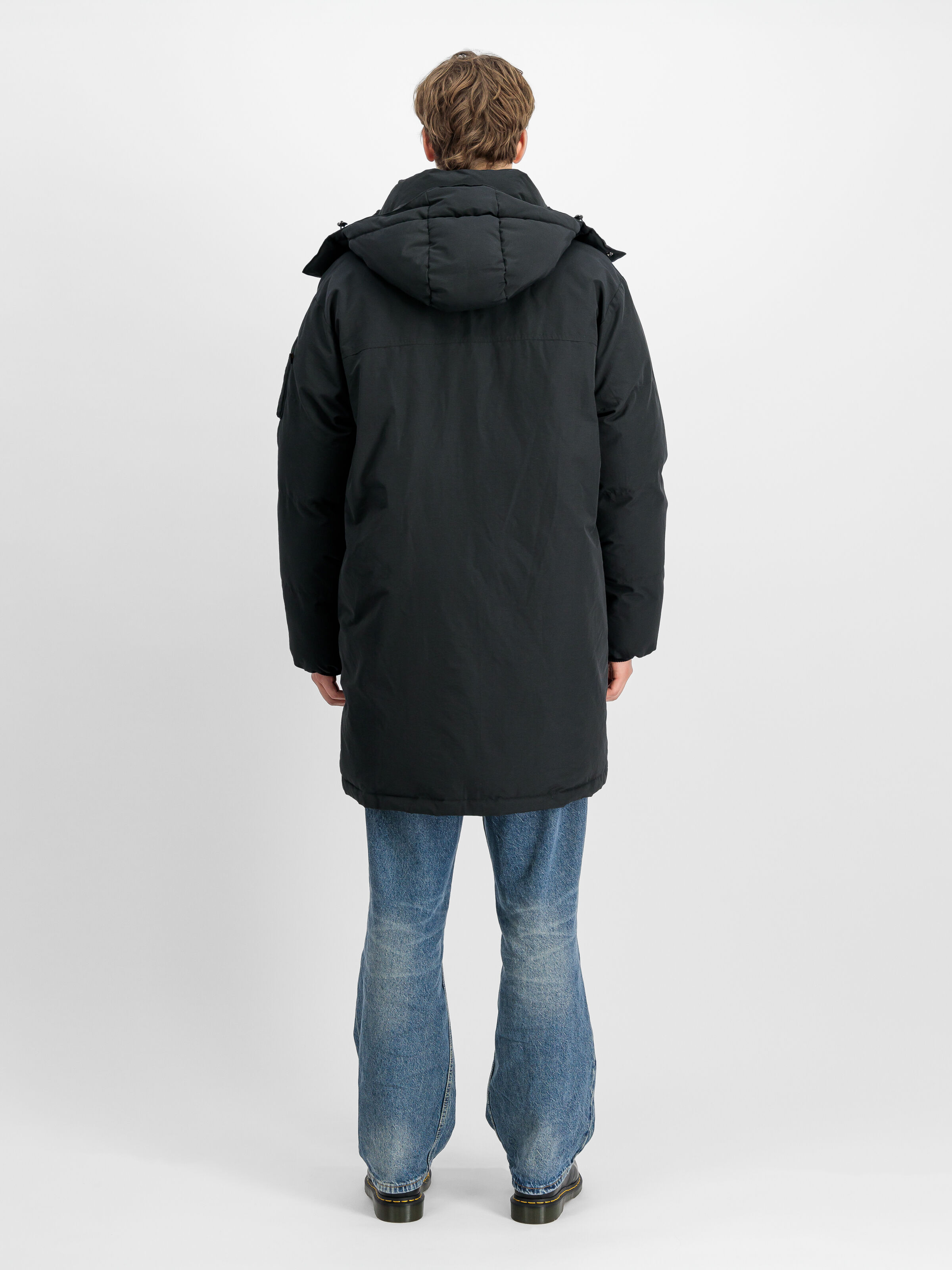 Puffer Parka Winter Jacket black 148124_03_2_model_00002_107469