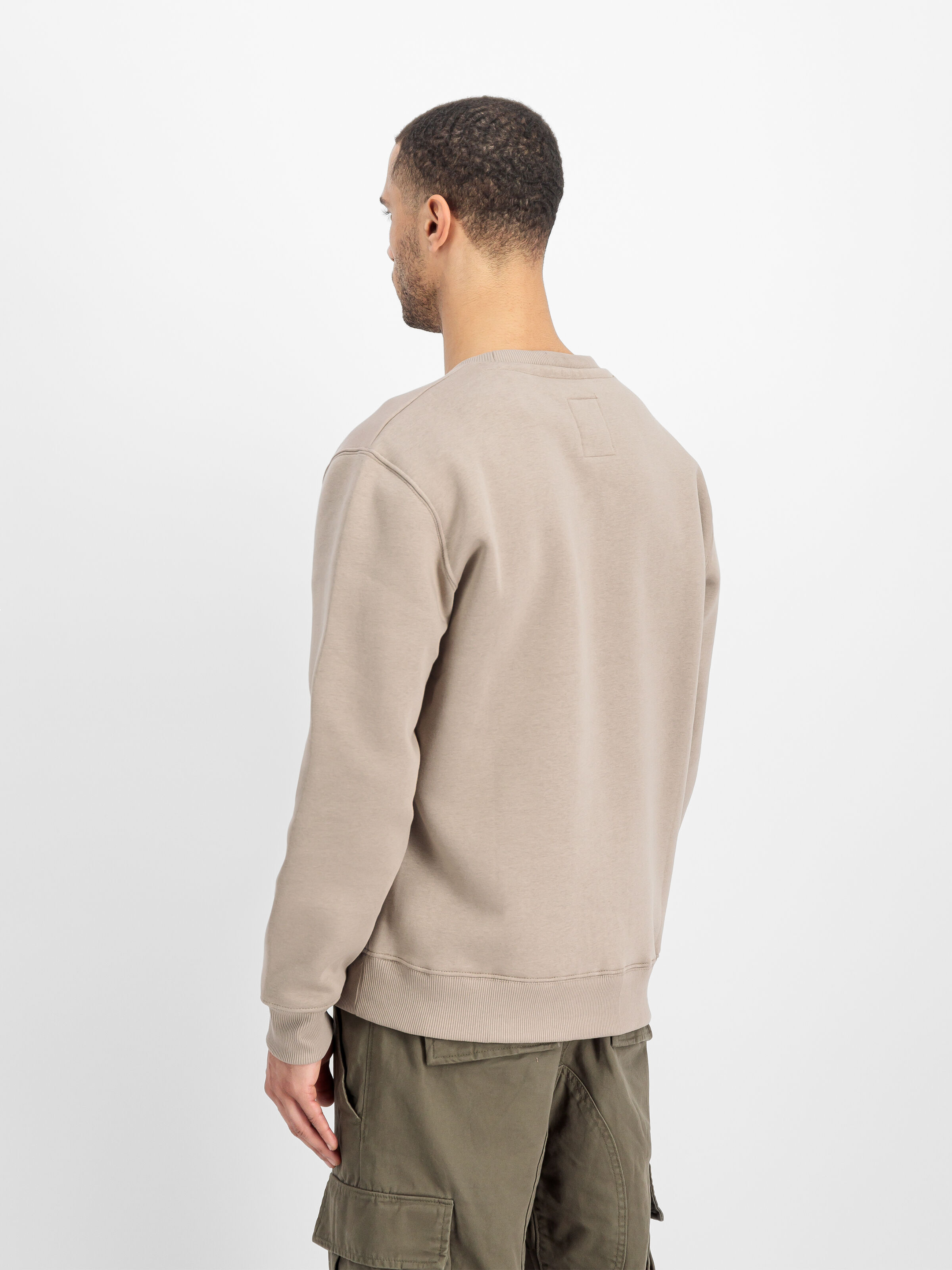 Basic Small Logo Sweatshirt vintage sand 188307_679_2_model_00004_125476