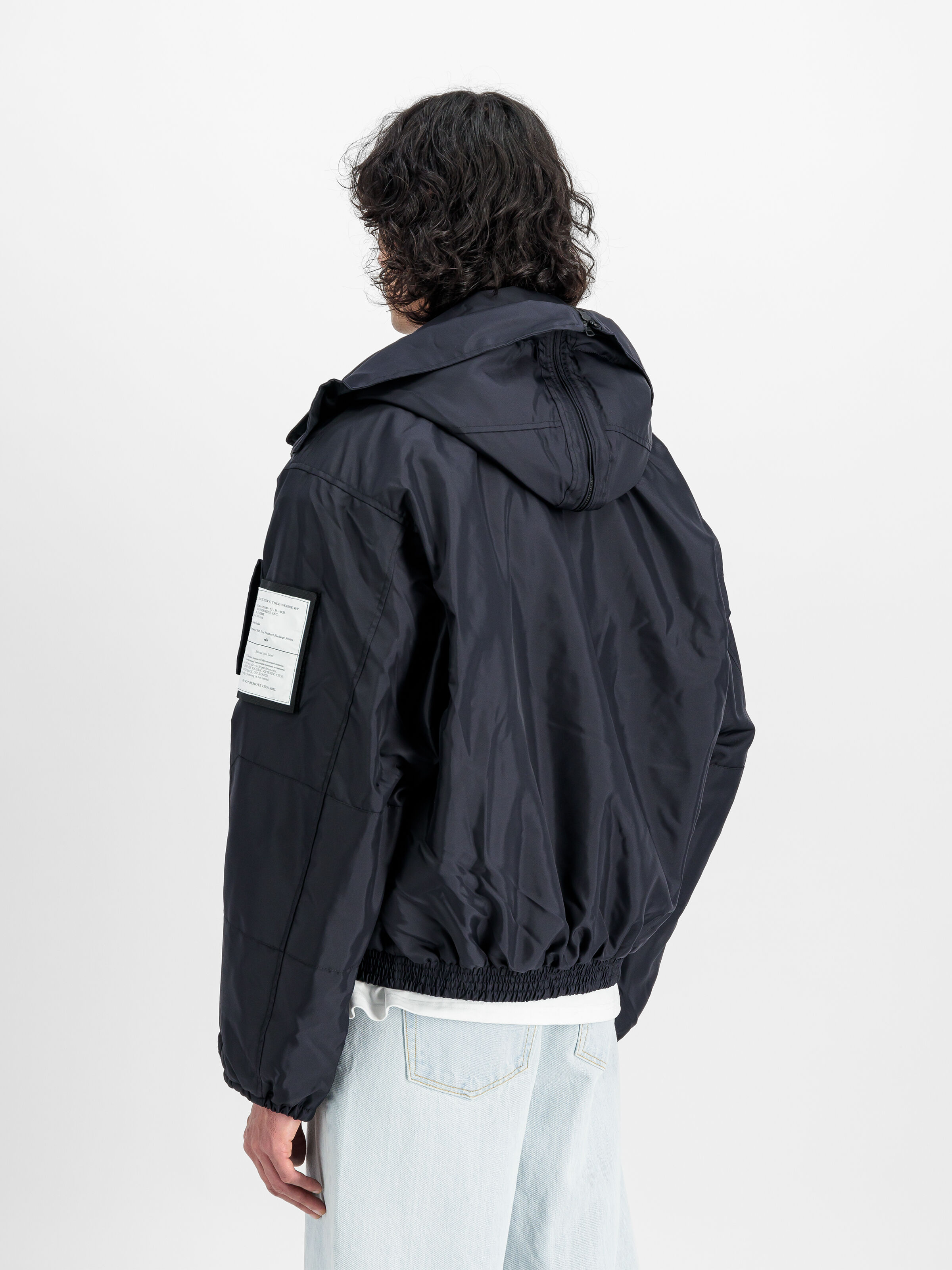 ALPHA X N.HOOLYWOOD CWU-45/P Bomber Jacket black 148169_03_2_model_00004_126644