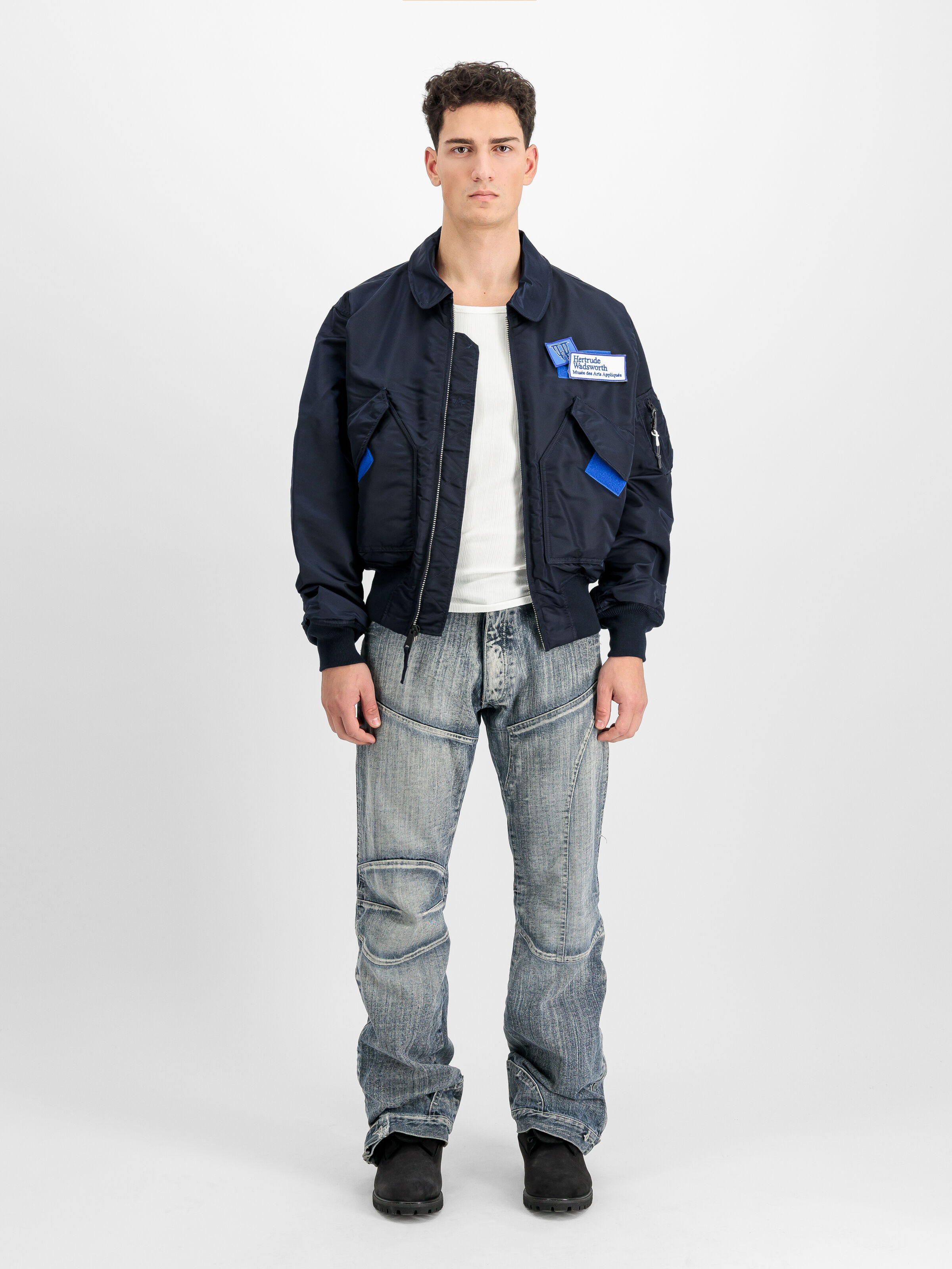 ALPHA x GR10K CWU-45 Bomber Jacket rep.blue 266123_07_2_model_00001_223512