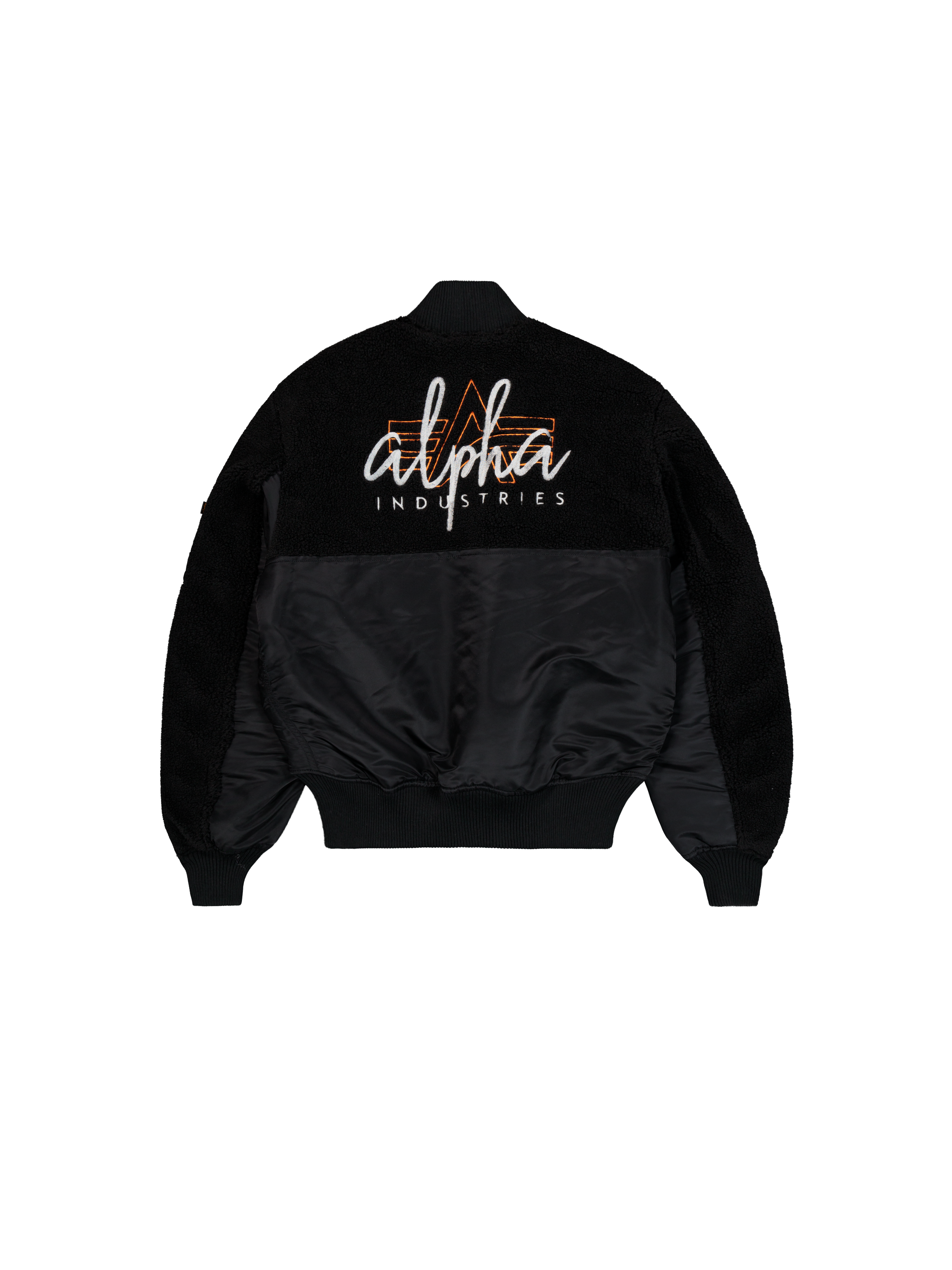MA-1 Teddy Bomber Jacket black 258118_03_1_flatlay_00002_163109