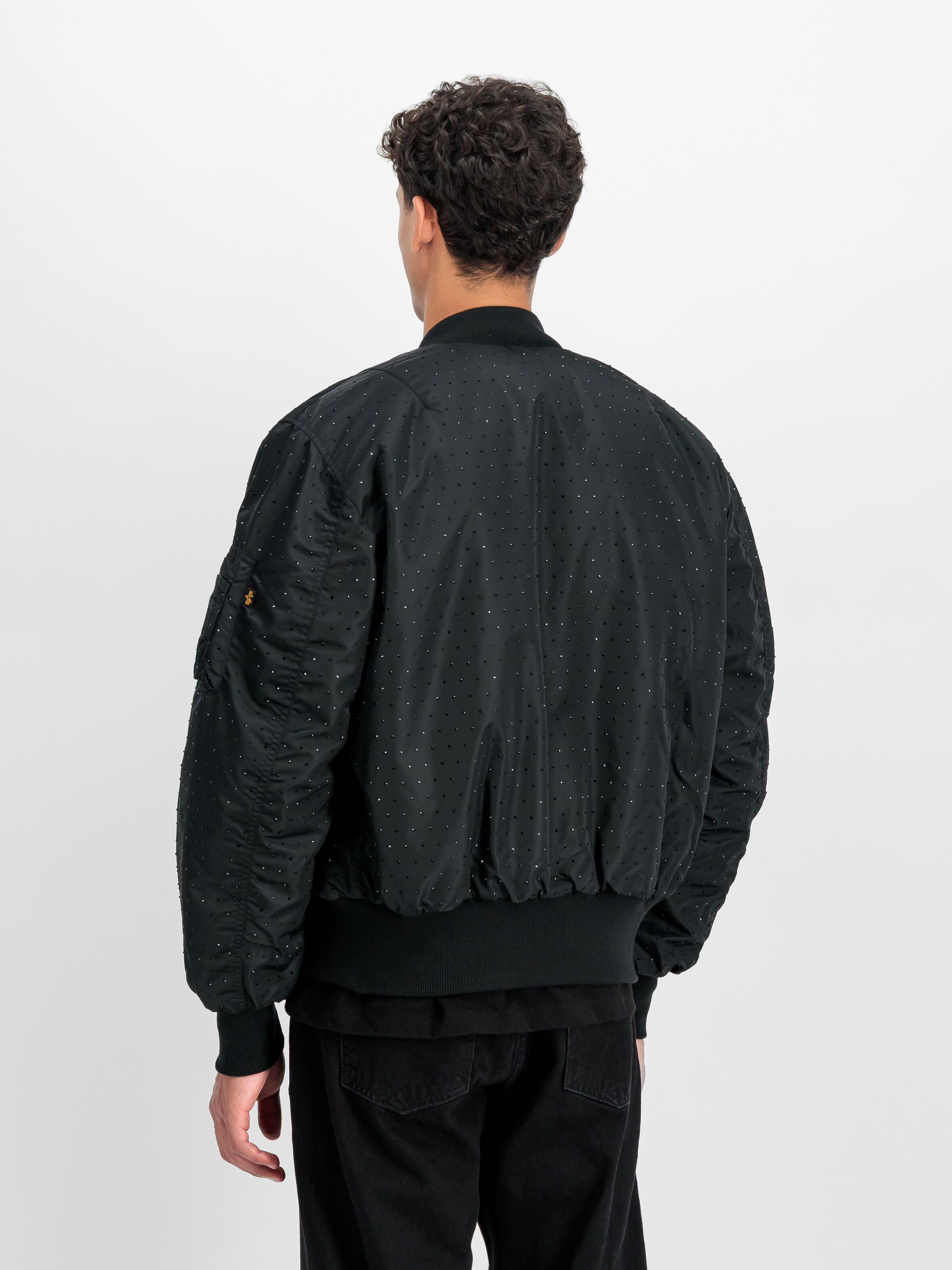MA-1 Crystal Unisex Bomber Jacket black 258126_03_2_model_00004_195985