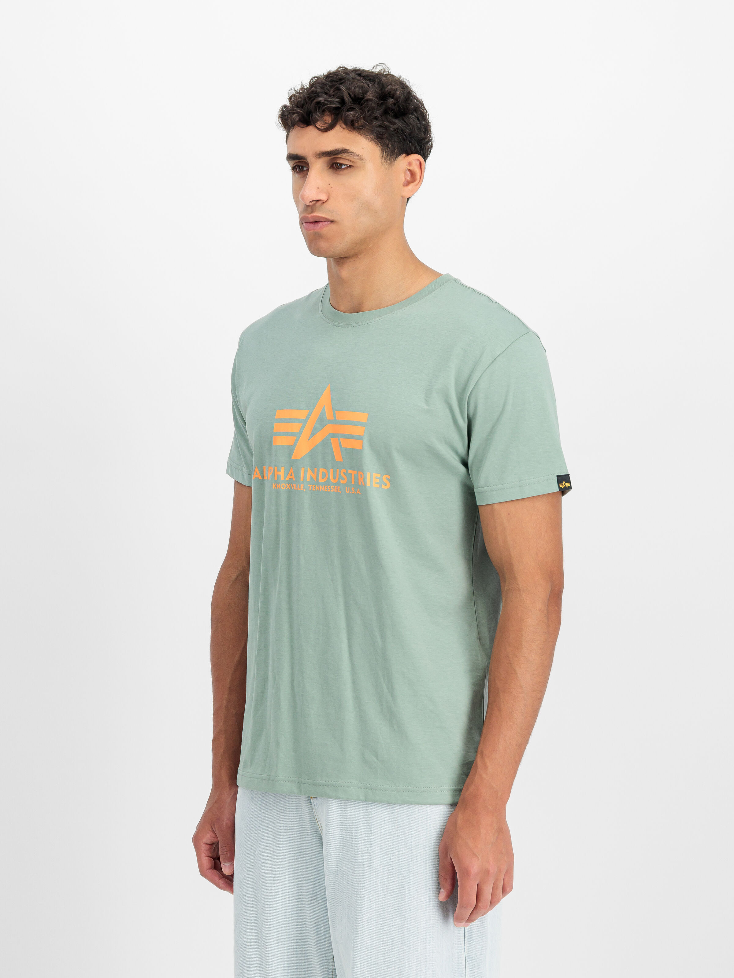 Basic Big Logo T-Shirt frost green 100501_30_2_model_00002_197331