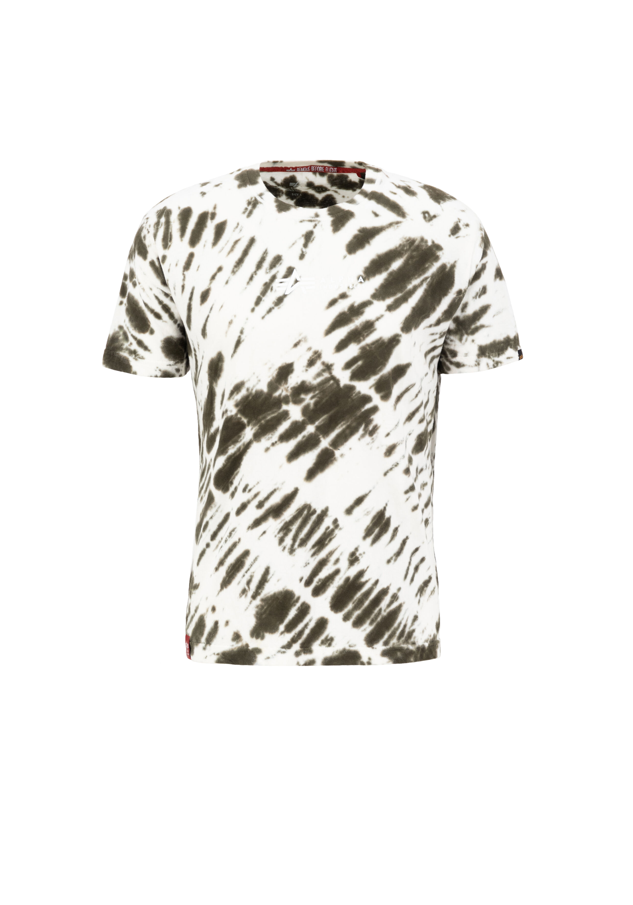 Tie Dye T-Shirt dark olive 106508_142_alpha_industries_tie_dye_t_bust_front_121915.jpg