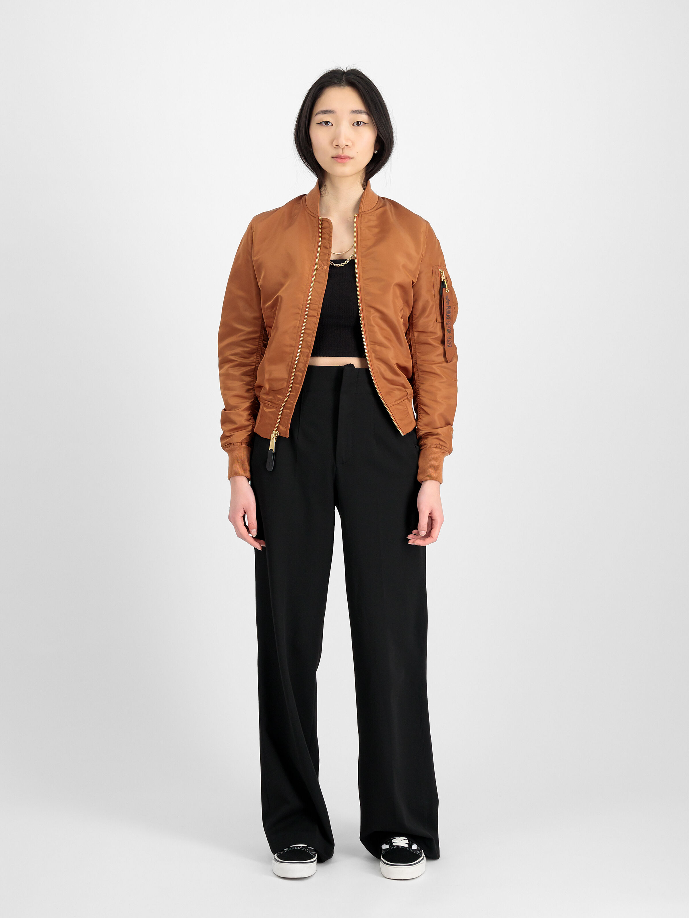 MA-1 VF Light Bomber Jacket Women hazel brown 156001_709_003_221319