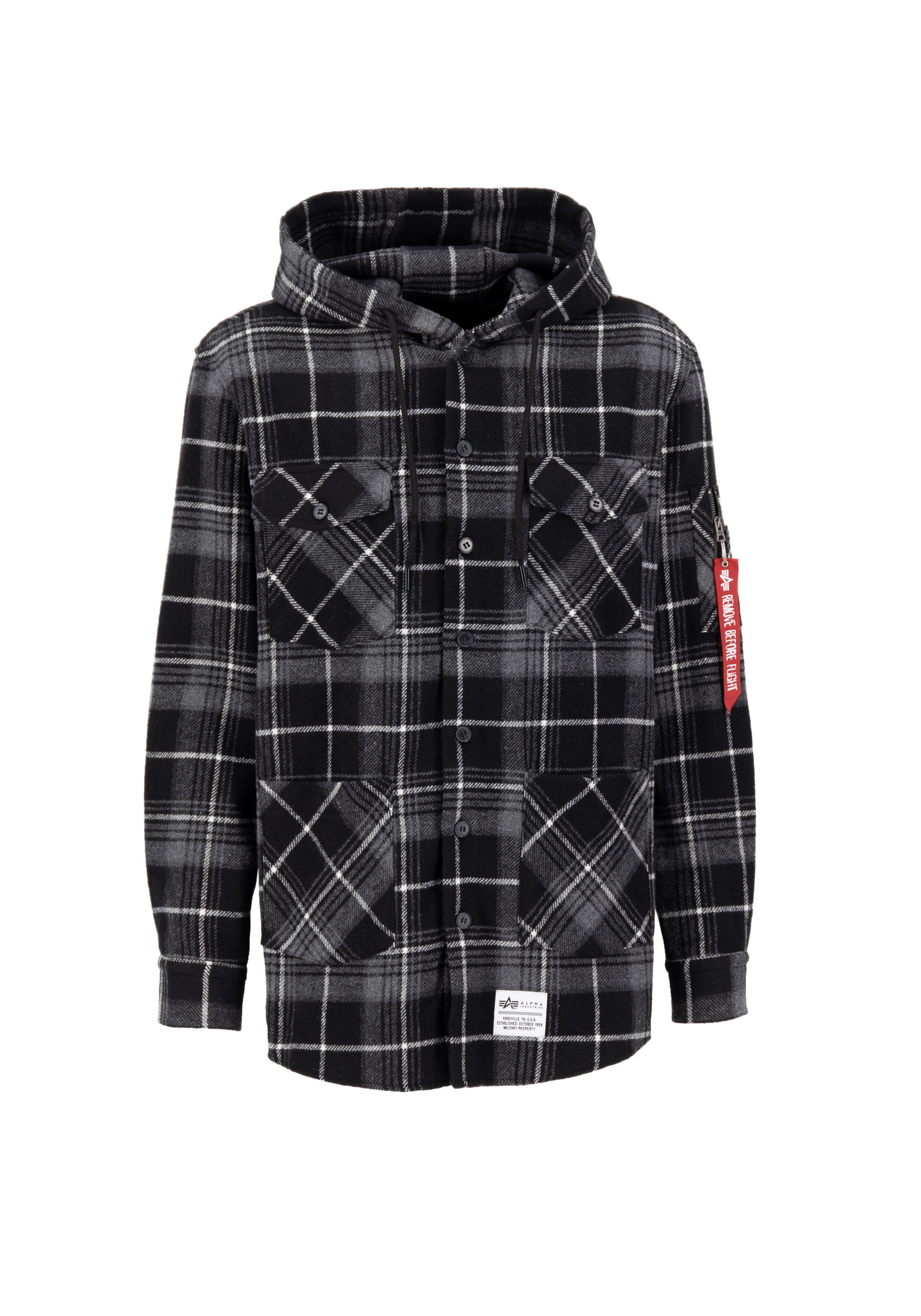 Flannel Hoodie Shirt black/grey 108144_198_alpha_industries_flannel_hoody_shirt_bust_front_123288.jpg