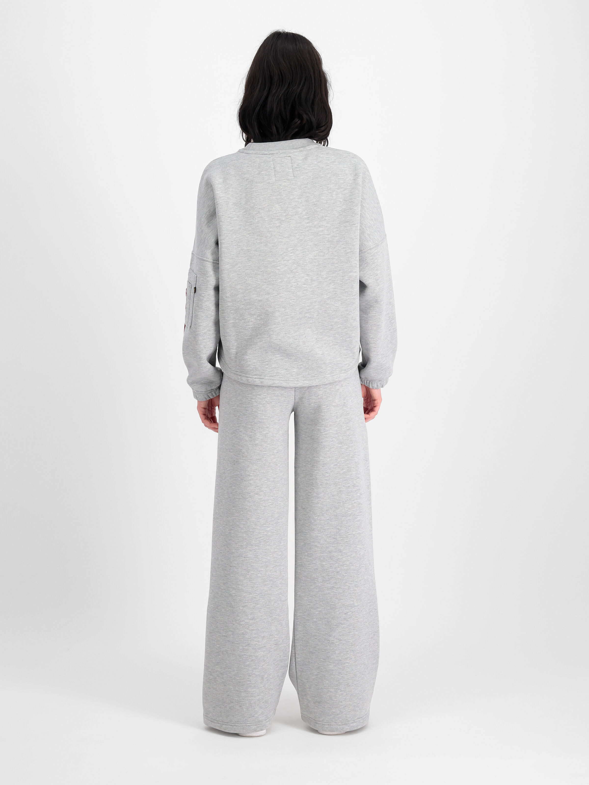 X-Fit Label Wide Women Jogger grey heather 138051_17_00008_243364