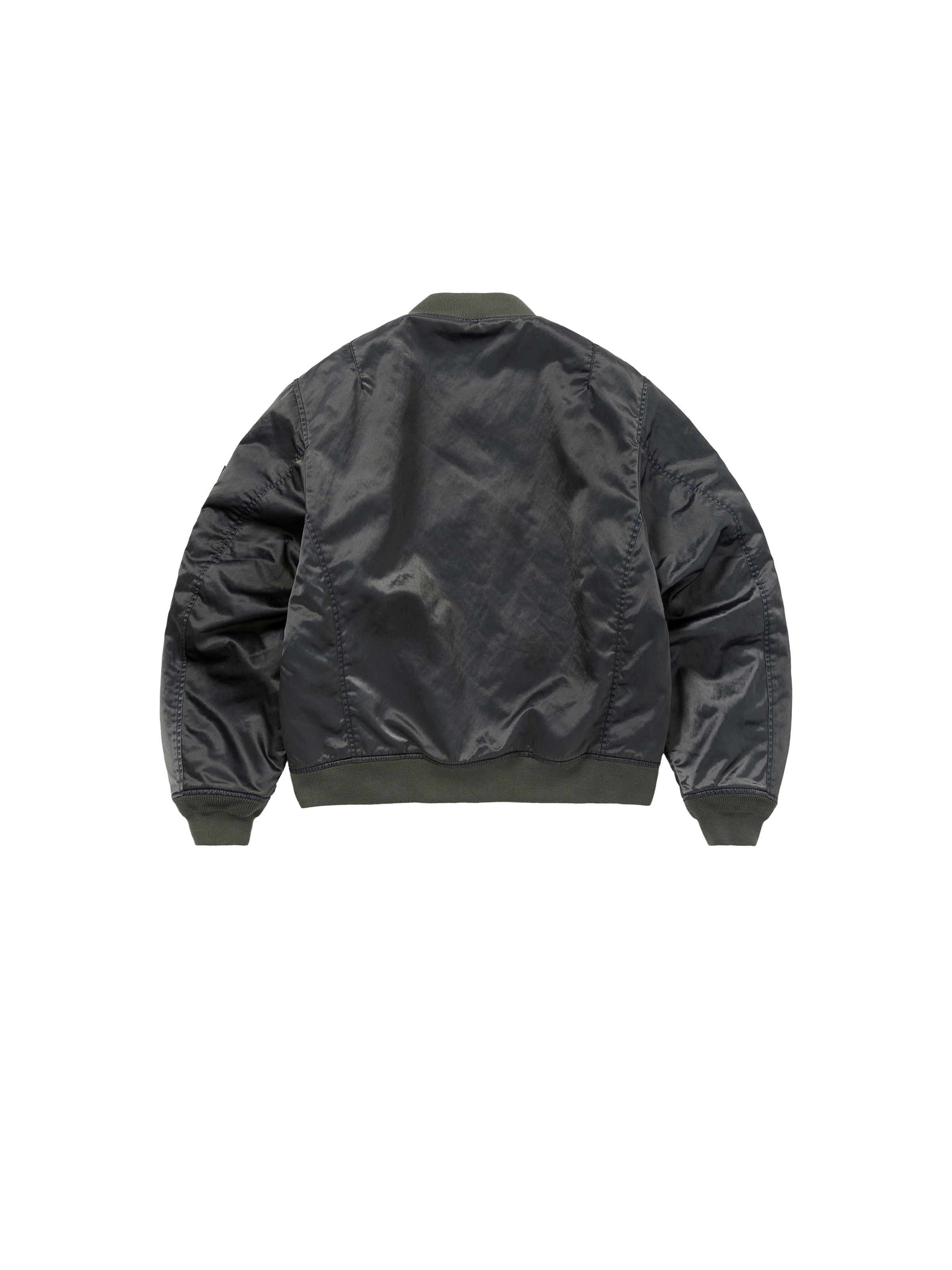 ALPHA x thisisneverthat MA-1 Bomber Jacket gunmetal 156161_61_1_flatlay_00002_201764