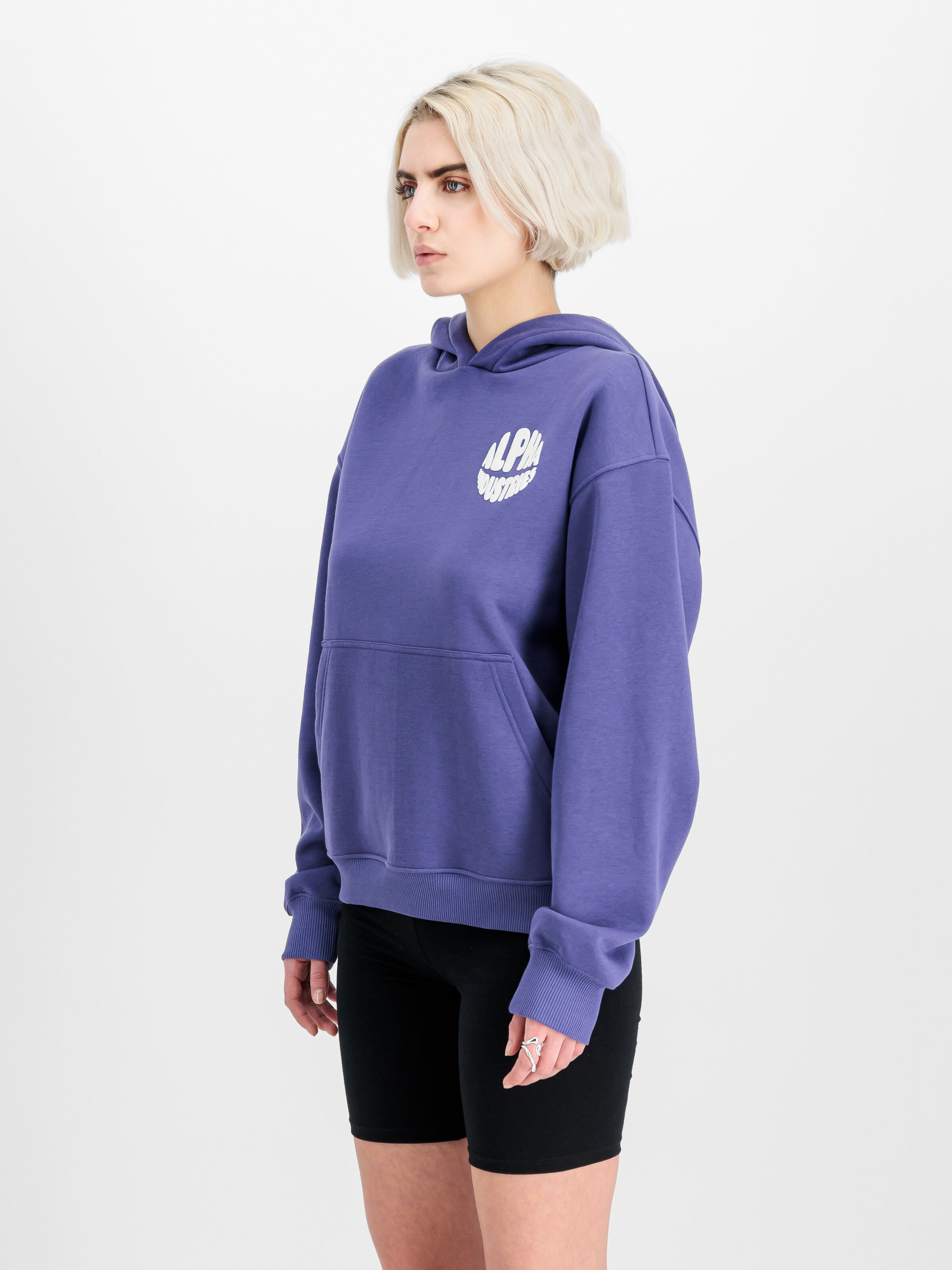 Logo Backprint Hoodie Women night purple 156041_735_2_model_00003_142260