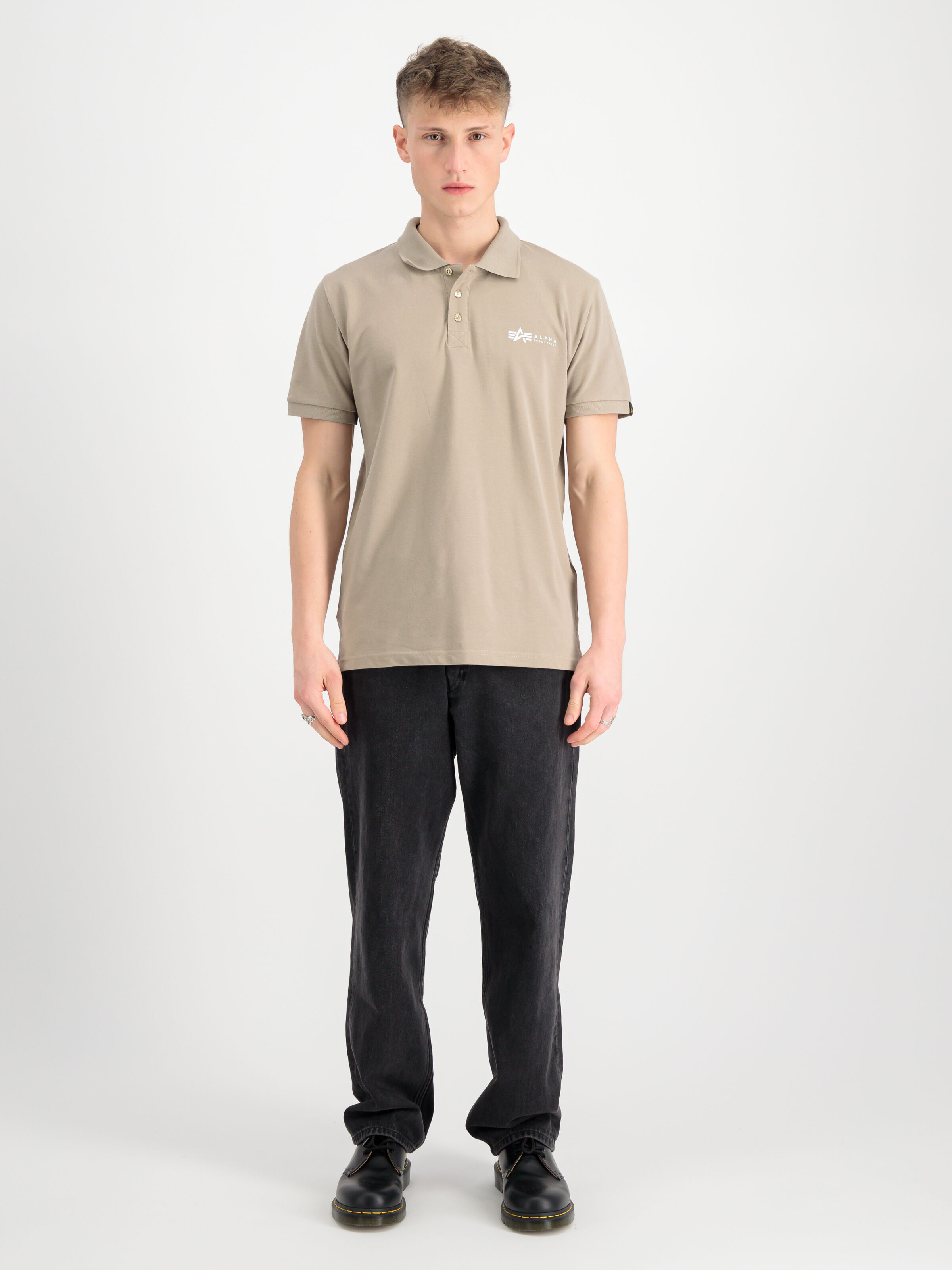 Basic Small Logo Polo vintage sand 106600_679_2_model_00001_110784