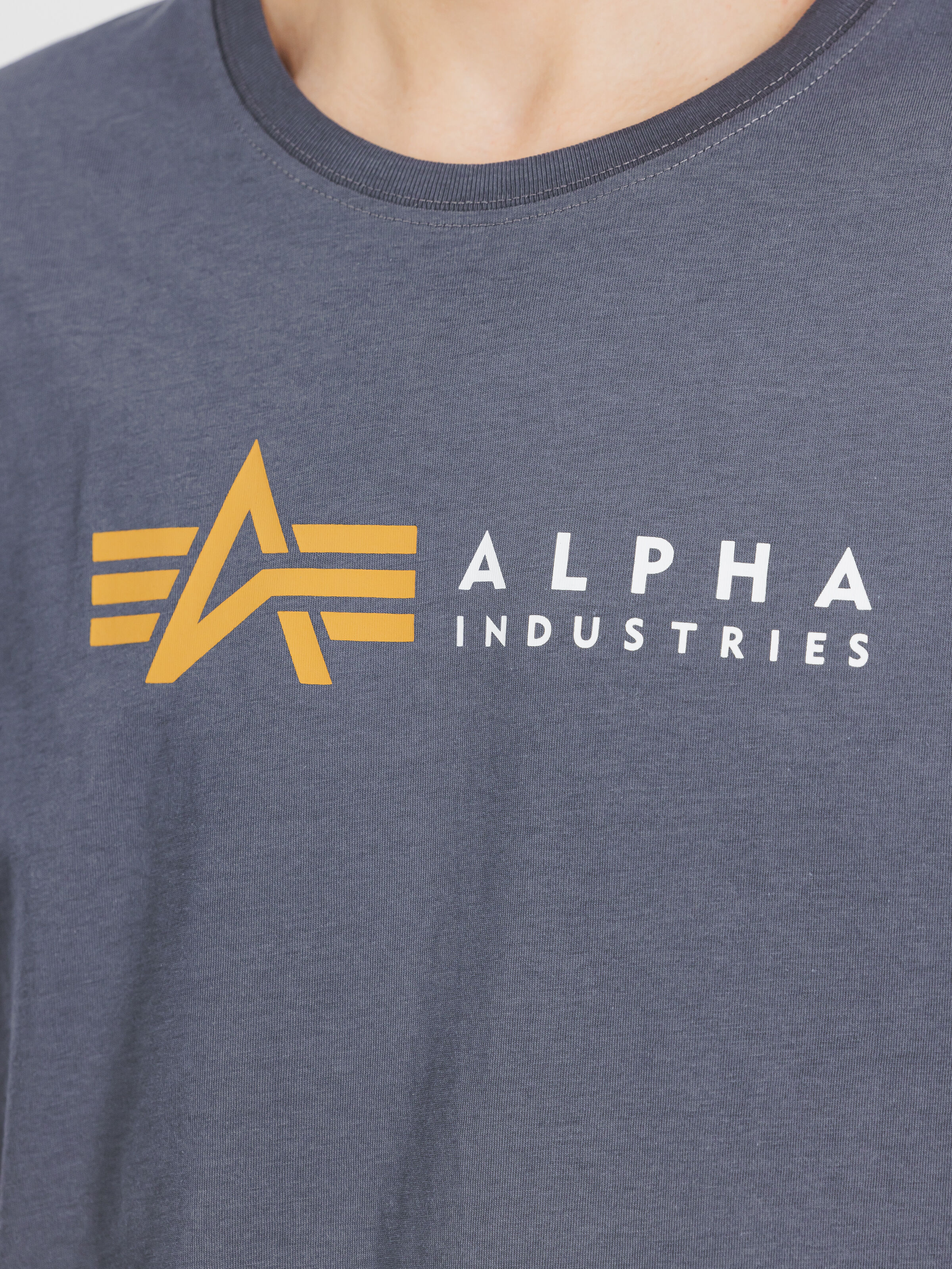 Alpha Label T-Shirt greyblack 118502_136_3_detail_00001_156300