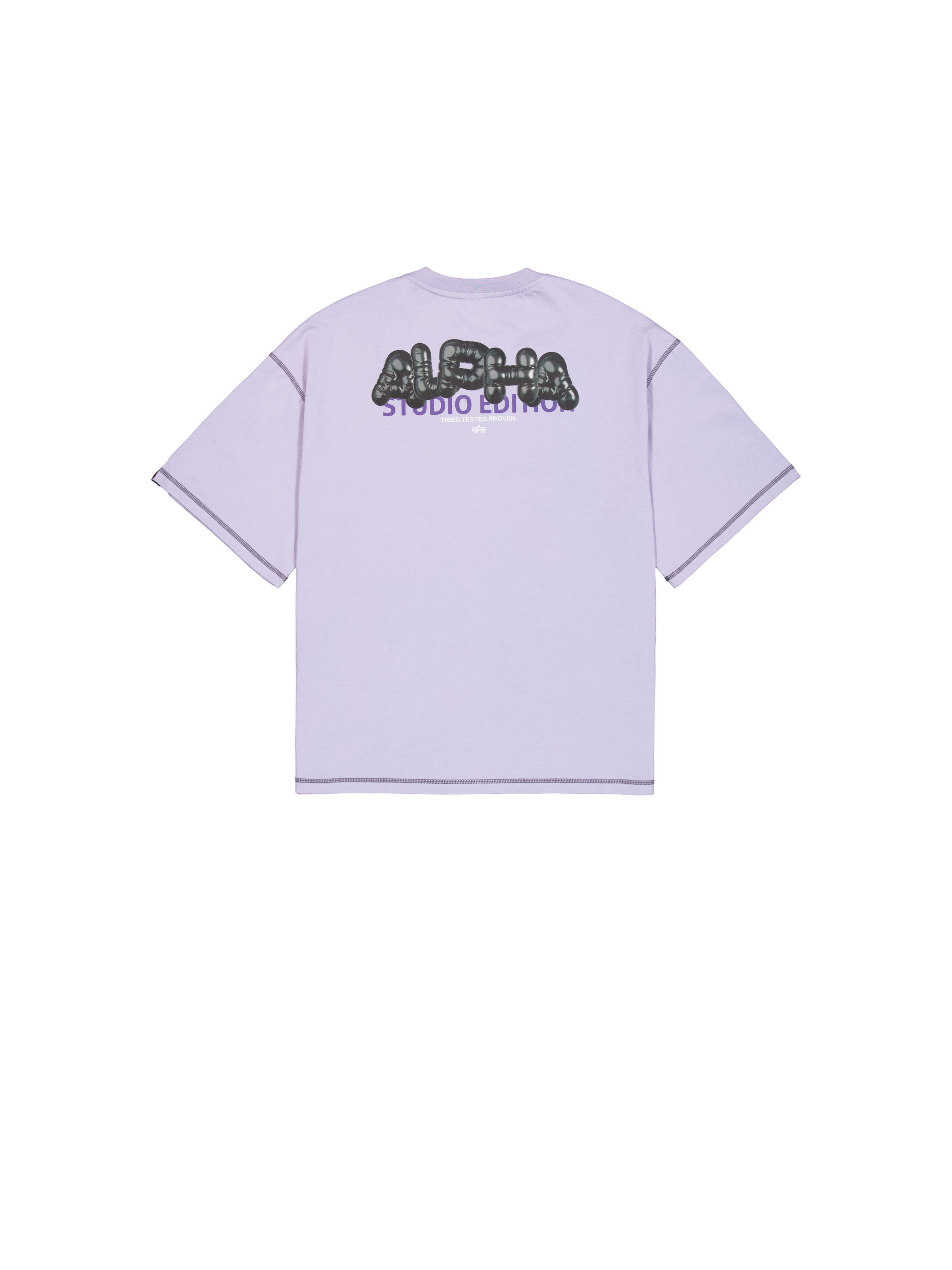 Studio Bubble Backprint T-Shirt pale violet 156555_664_1_flatlay_00002_146007