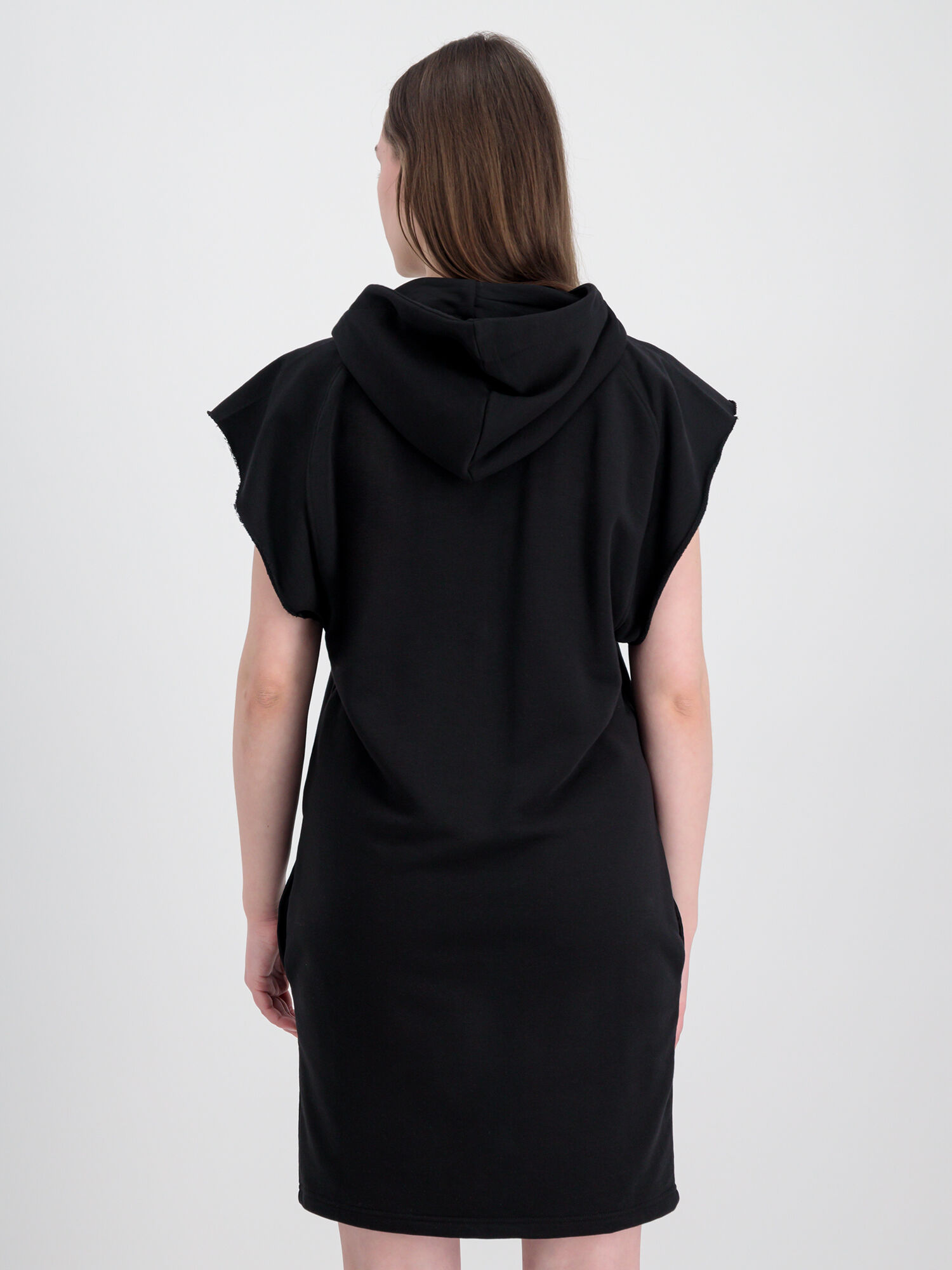 Hoodie Women Dress black 136042G_03_alpha_industries_hoody_dress_wmn_003_123606