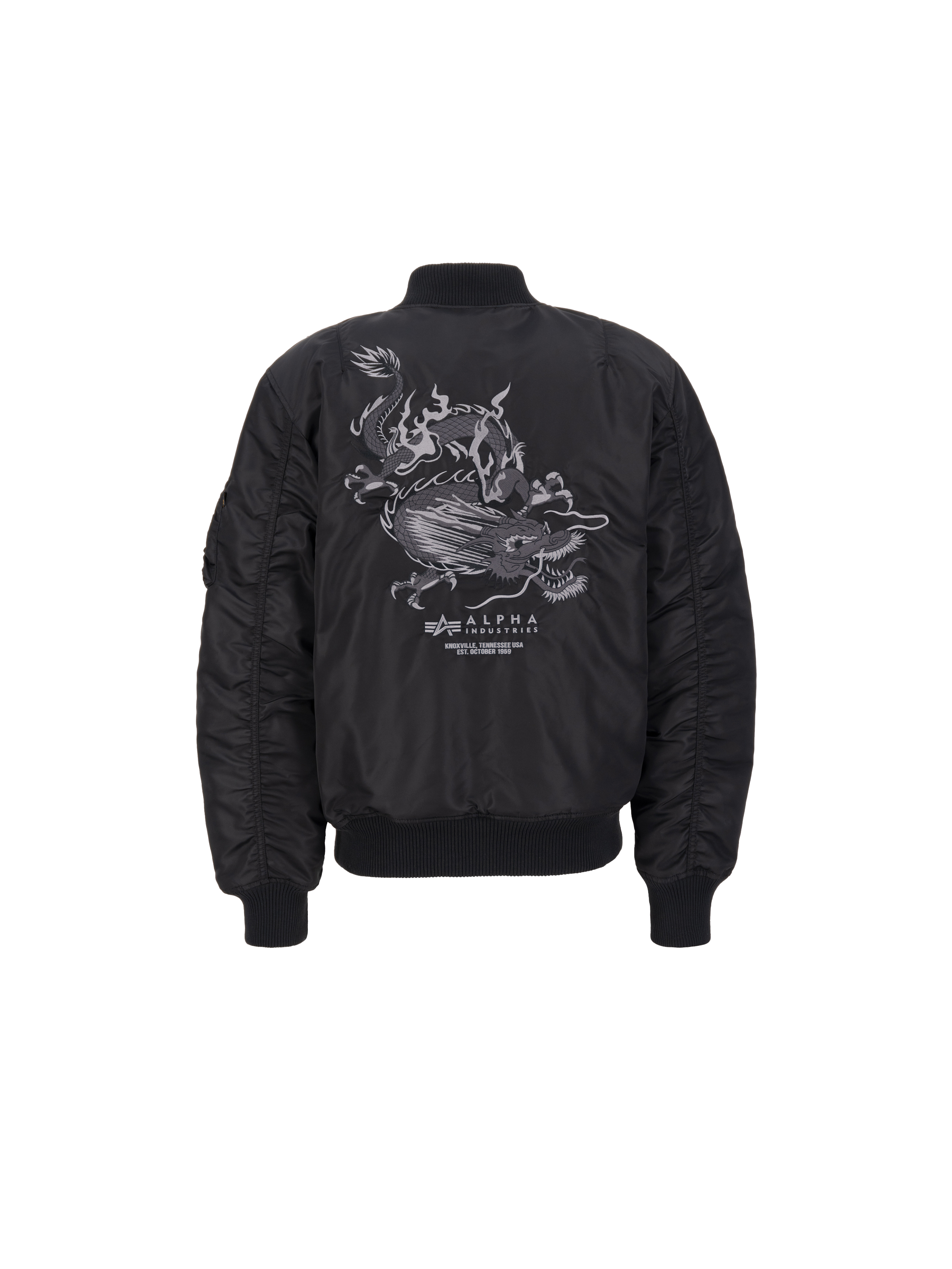 MA-1 Dragon Embroidery Bomber Jacket black/black 138103_515_002_132436