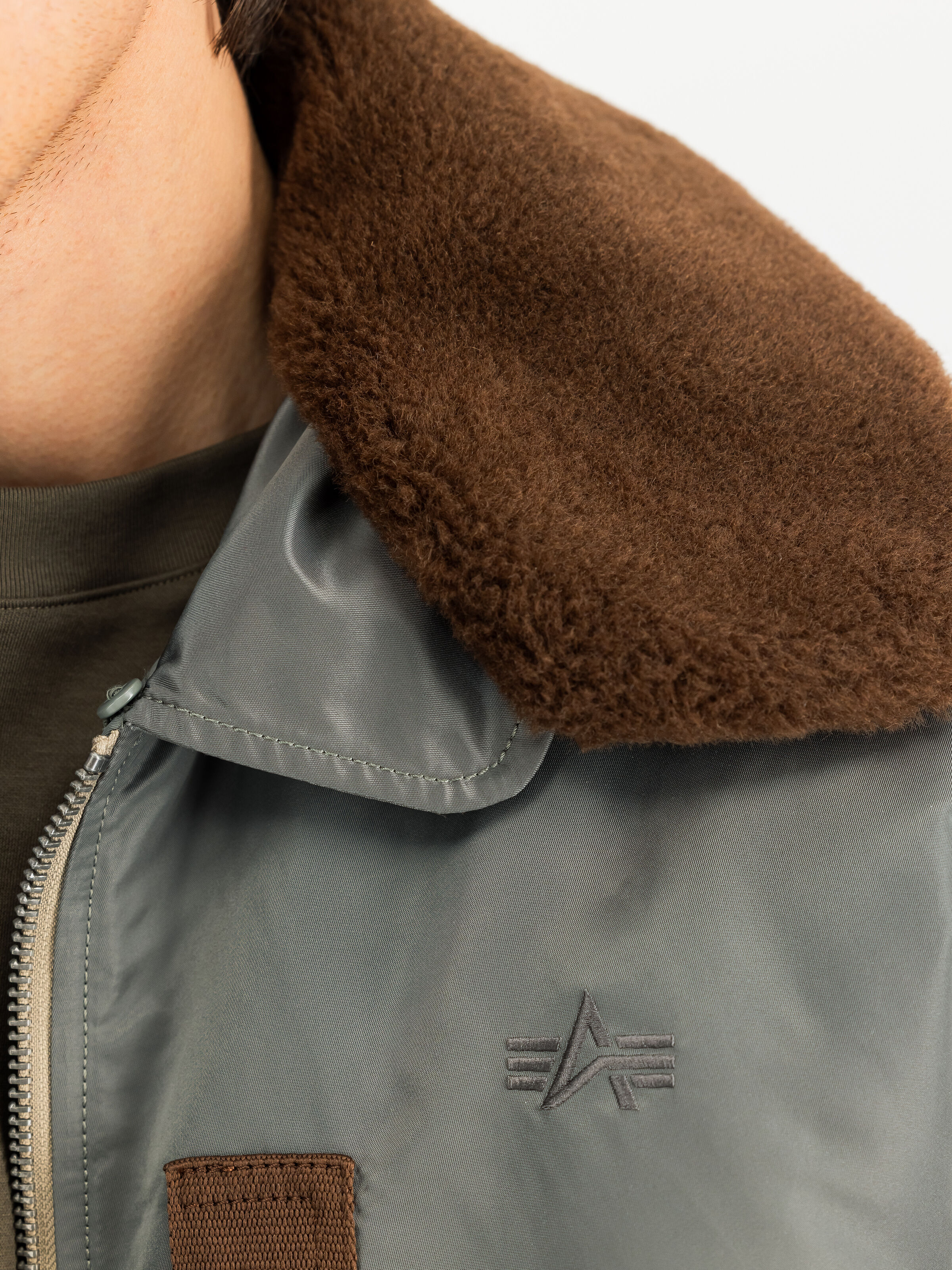 B-15 Intermediate Loose Bomber Jacket vintage green 268161_432_3_detail_00003_232349