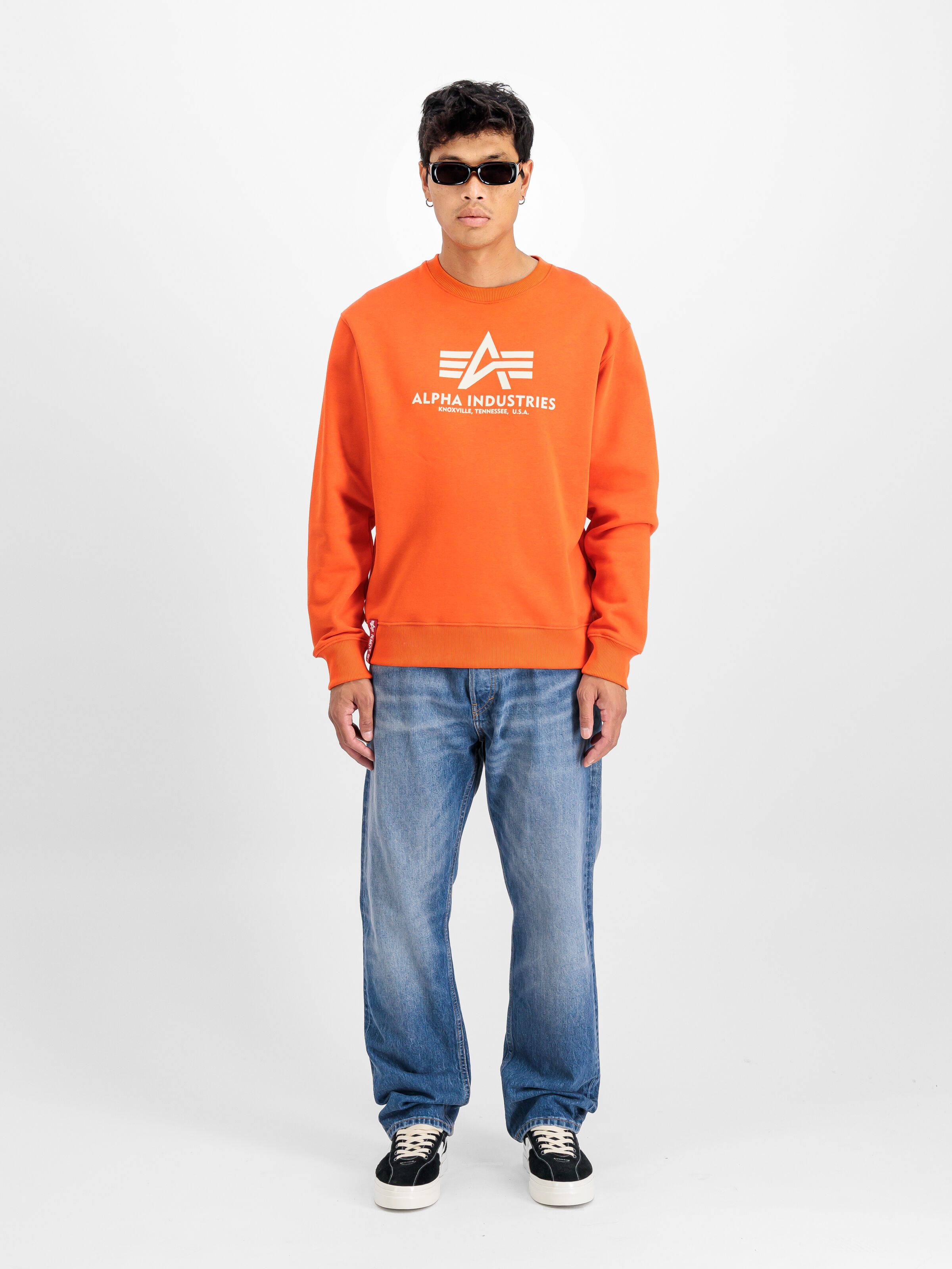 Basic Big Logo Sweatshirt boost orange 178302_736_2_model_00001_117998