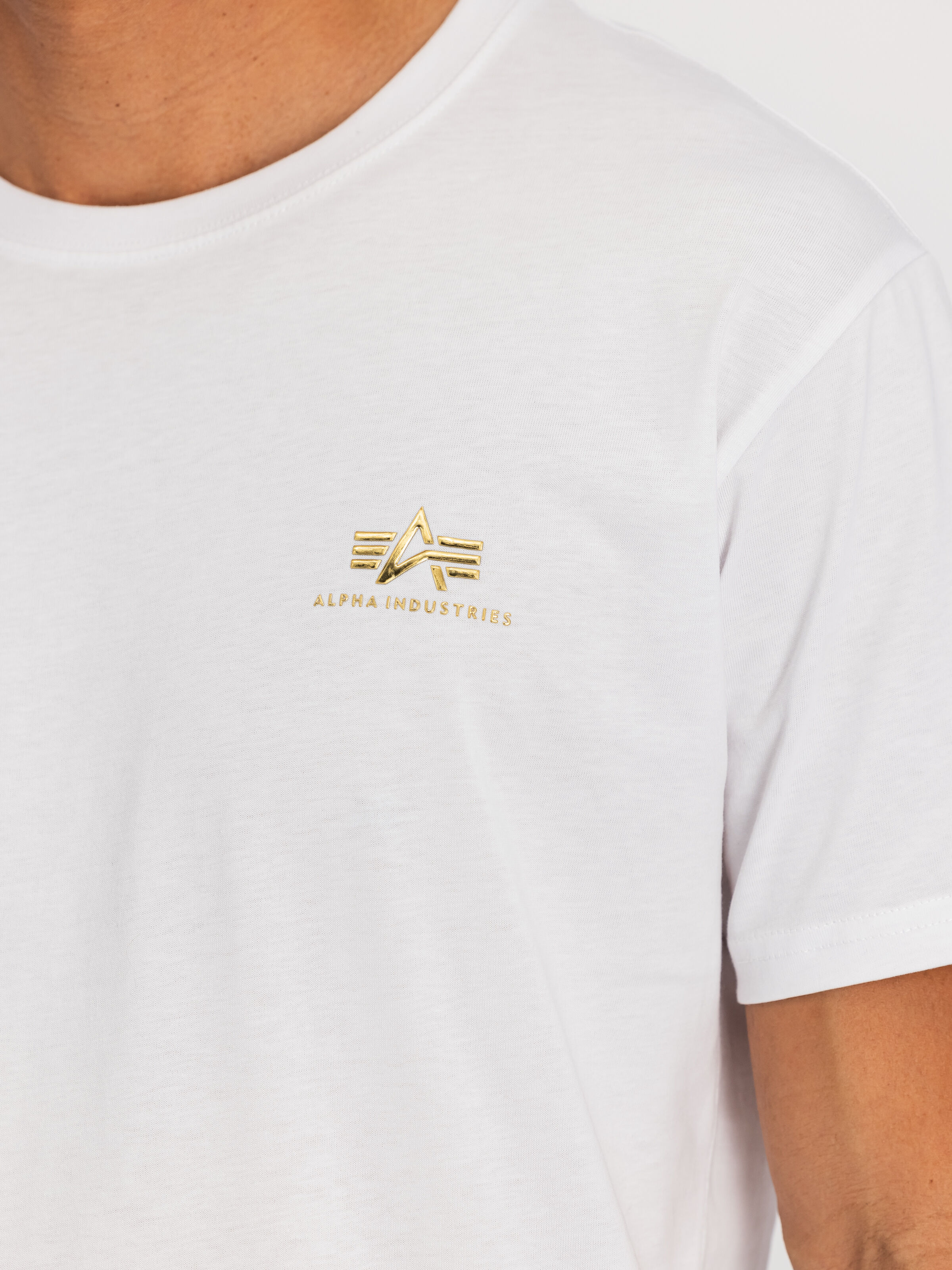 Basic Small Logo TPU T-Shirt white/gold 148526_438_3_detail_00001_108999