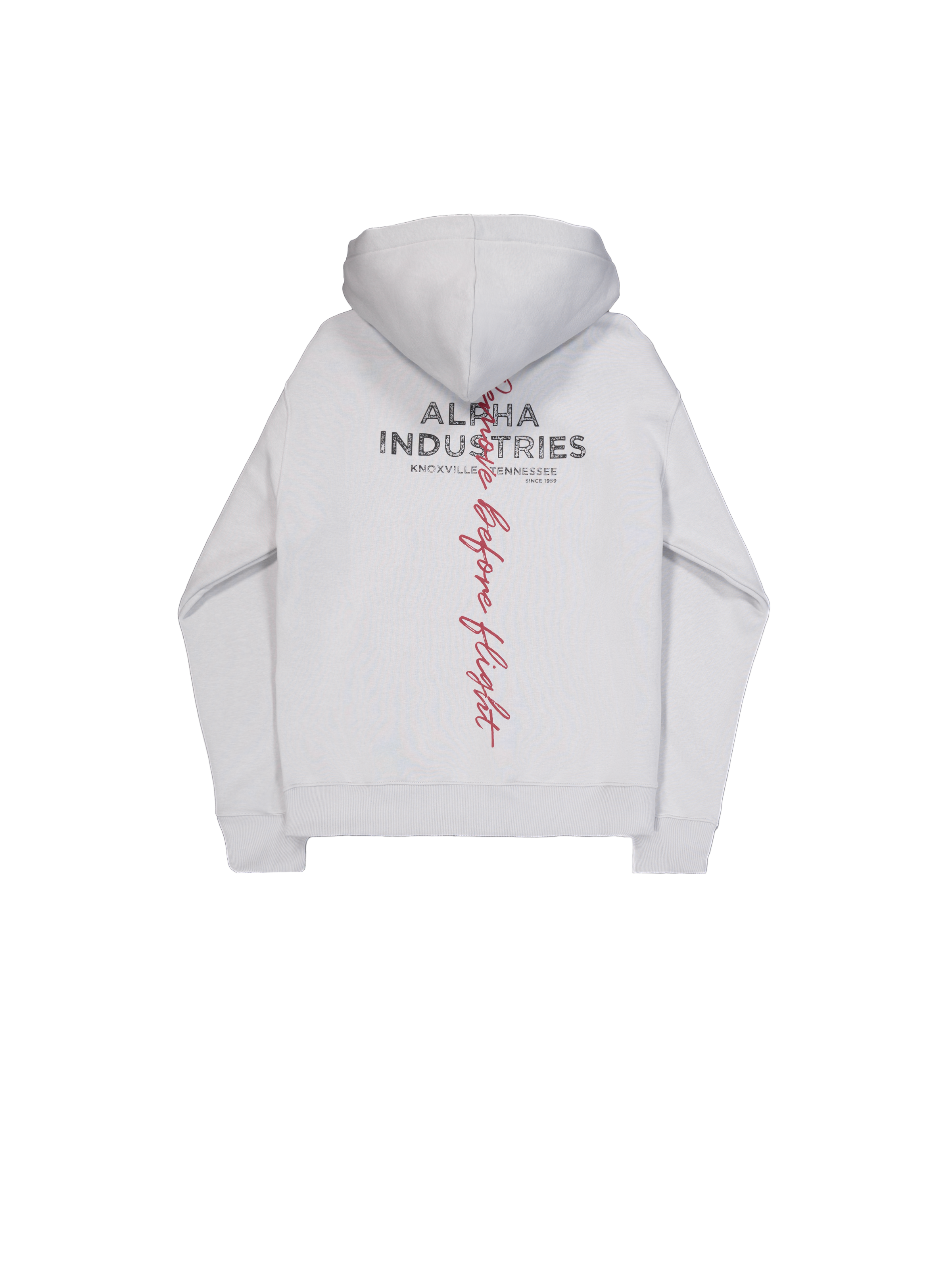 Signature Backprint Hoodie pastel grey 148341_666_1_flatlay_00002_160546