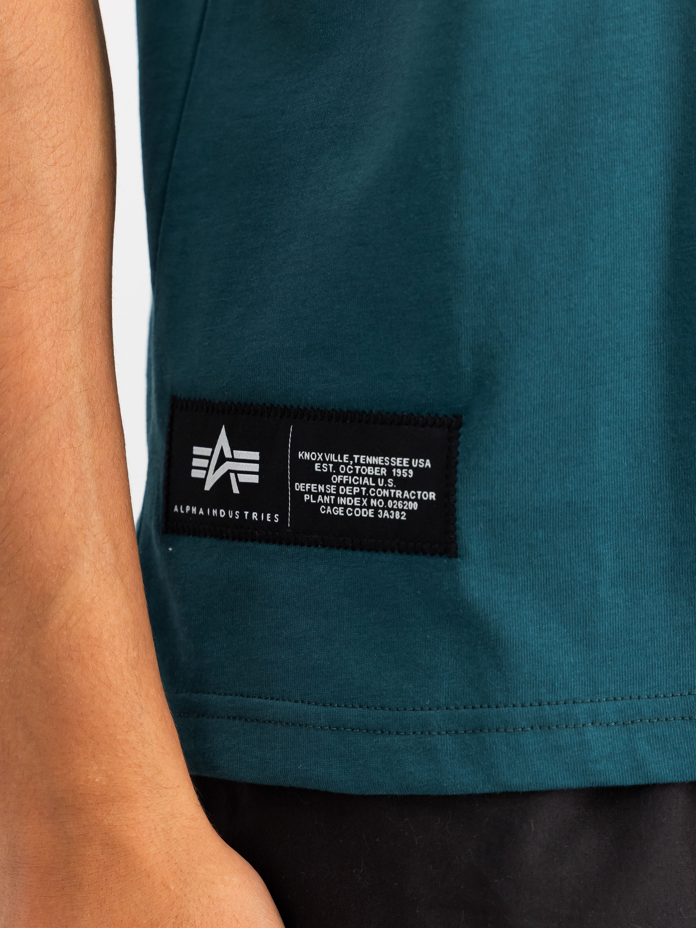 Label Backprint T-Shirt deep petrol 258505_609_3_detail_00001_196192