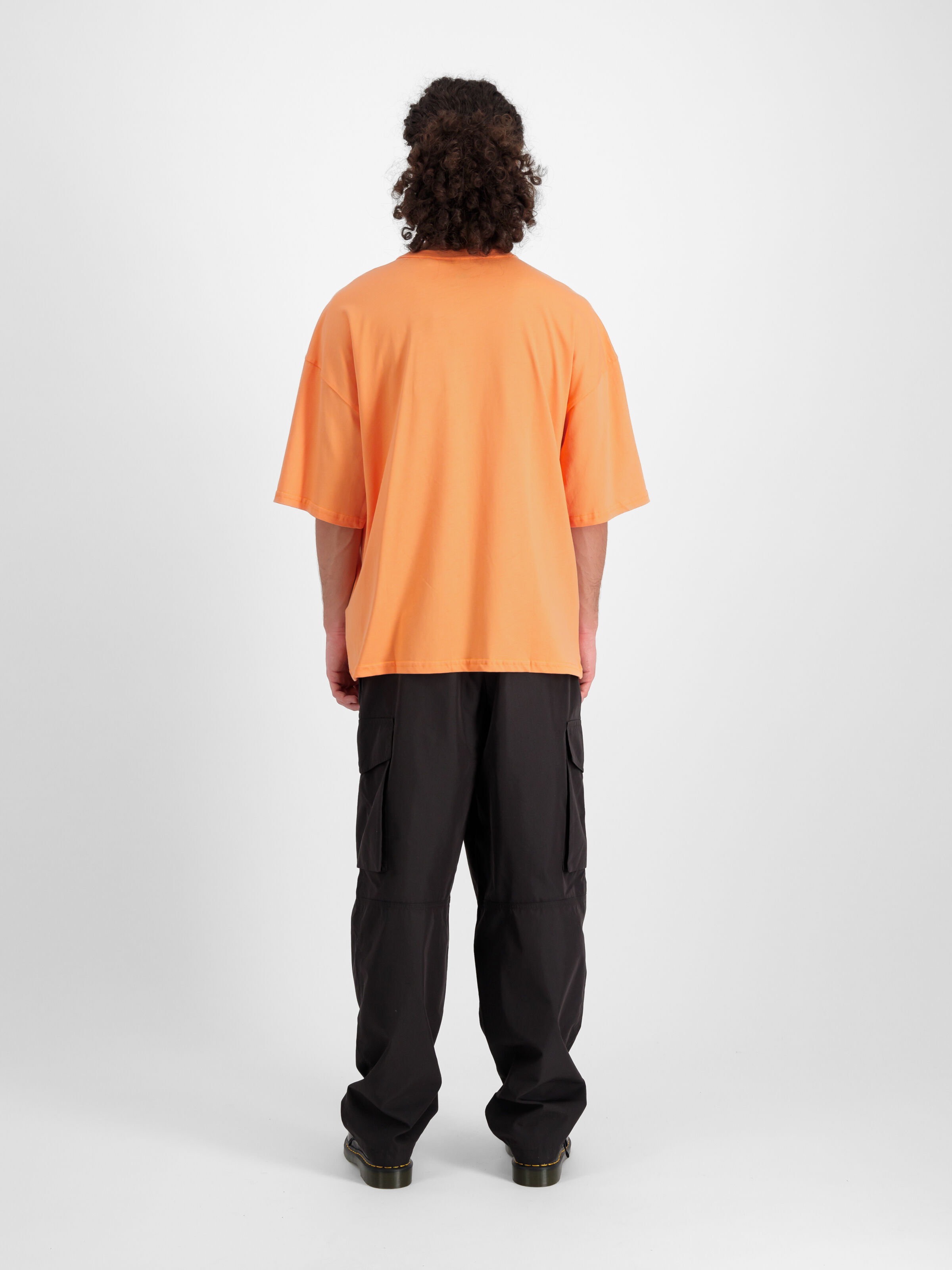 Alpha Essentials Rubber Logo T-Shirt tangerine 146504_710_2_model_00002_133911