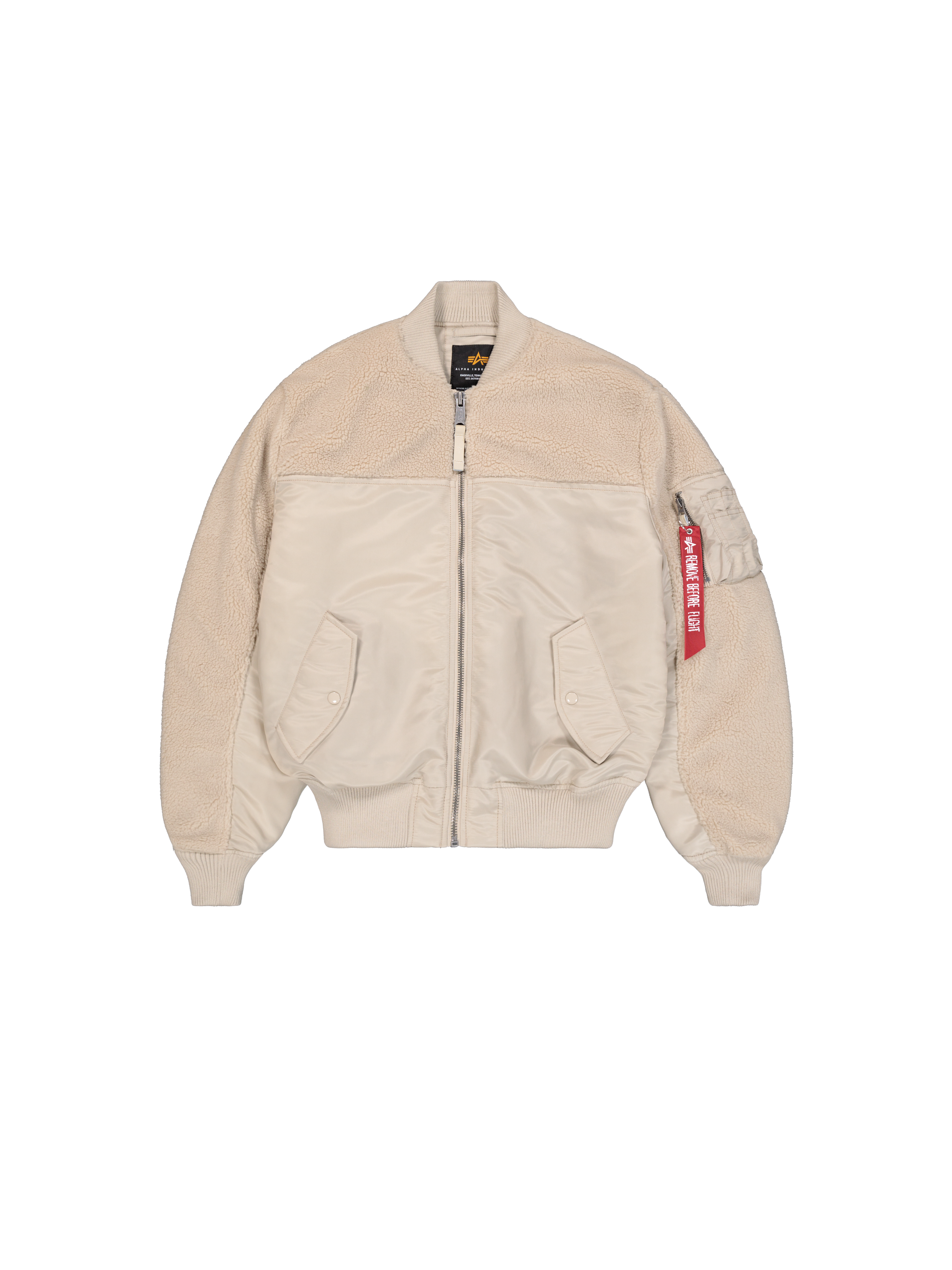 MA-1 Teddy Bomber Jacket organic beige 258118_627_1_flatlay_00001_163185.png