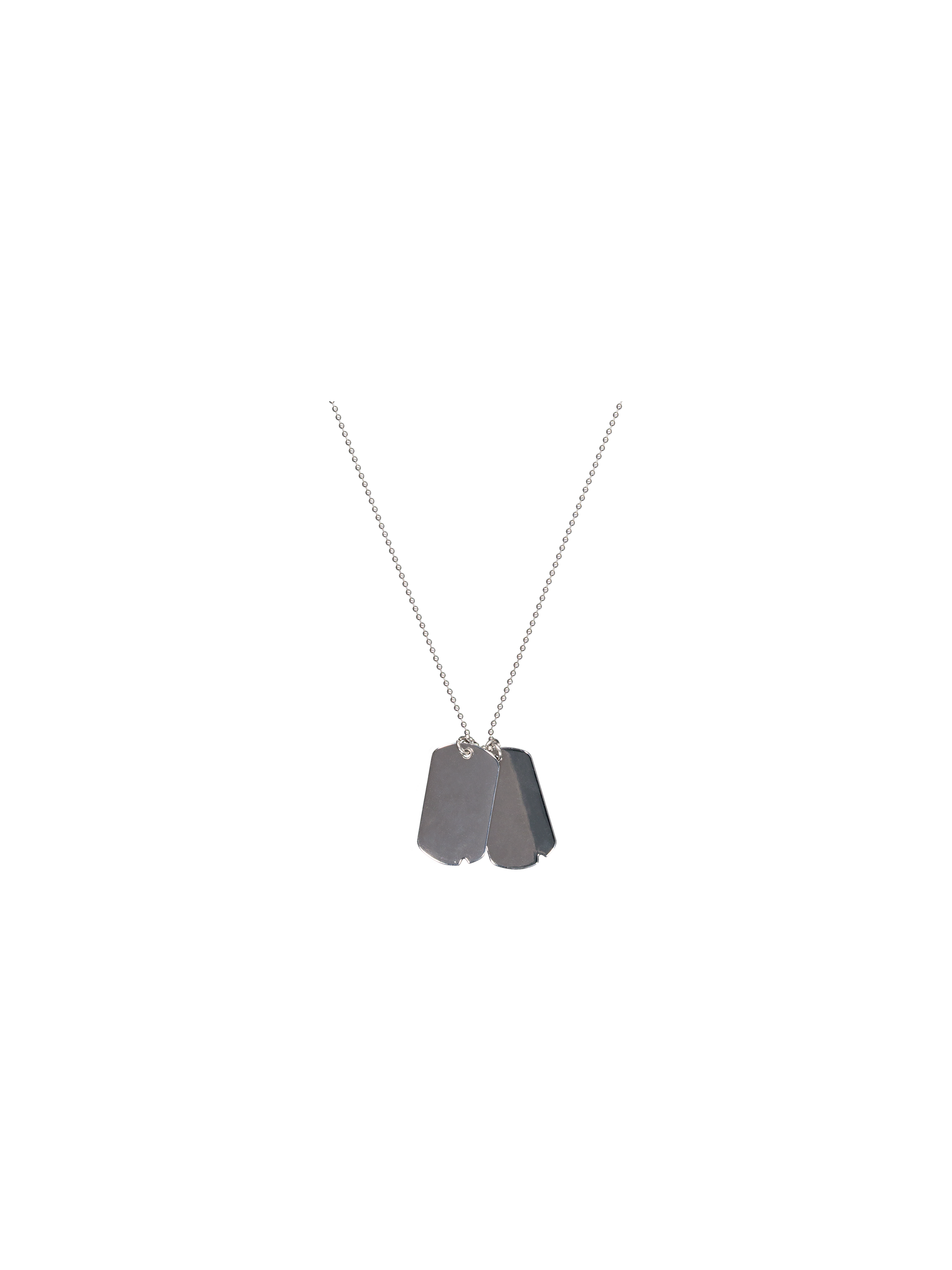 Dog Tag Necklace silver 266967_31_1_flatlay_00002_175659