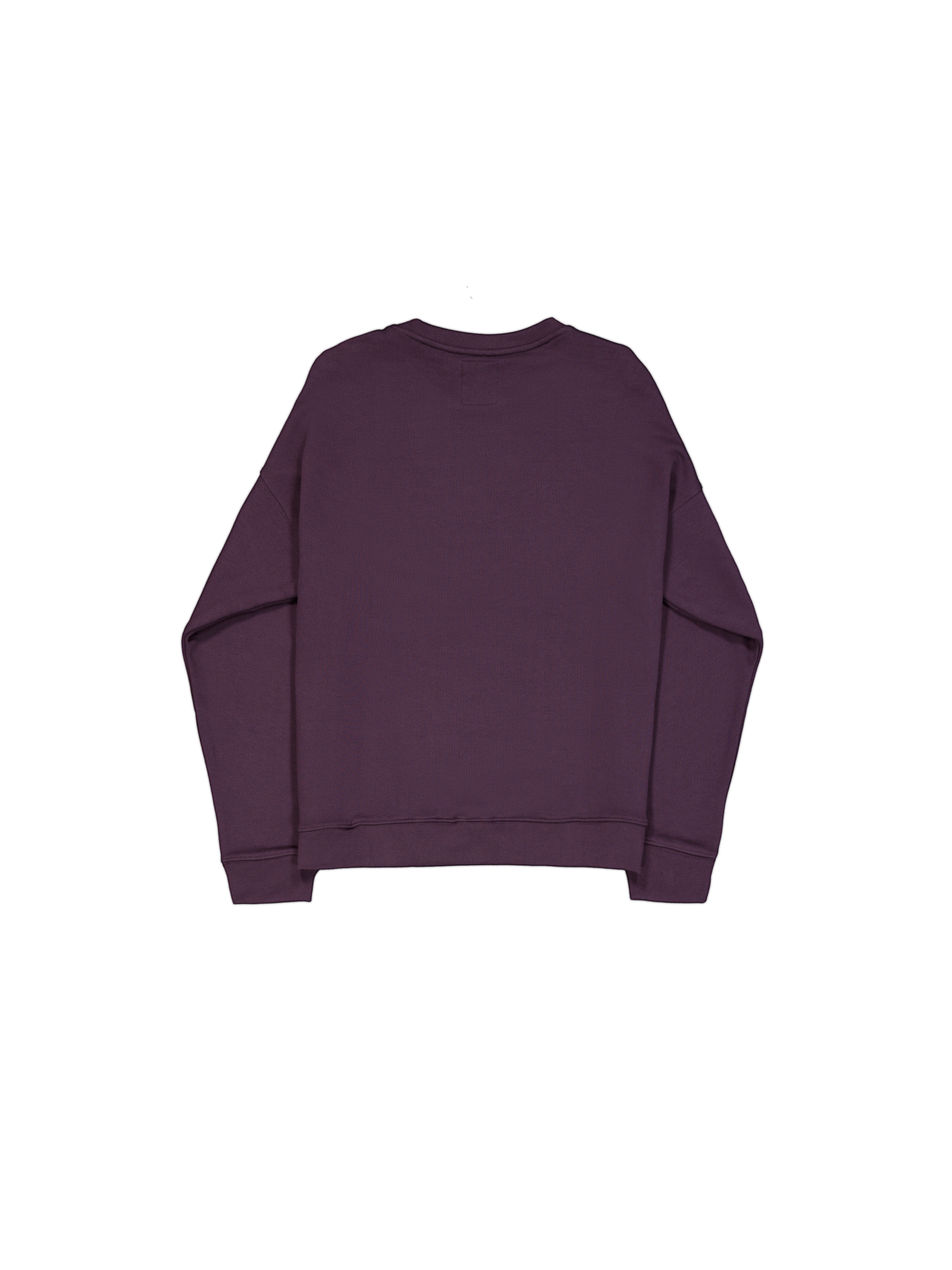 Alpha Essentials Rubber Logo Sweatshirt Plum 146303_719_1_flatlay_00002_102256