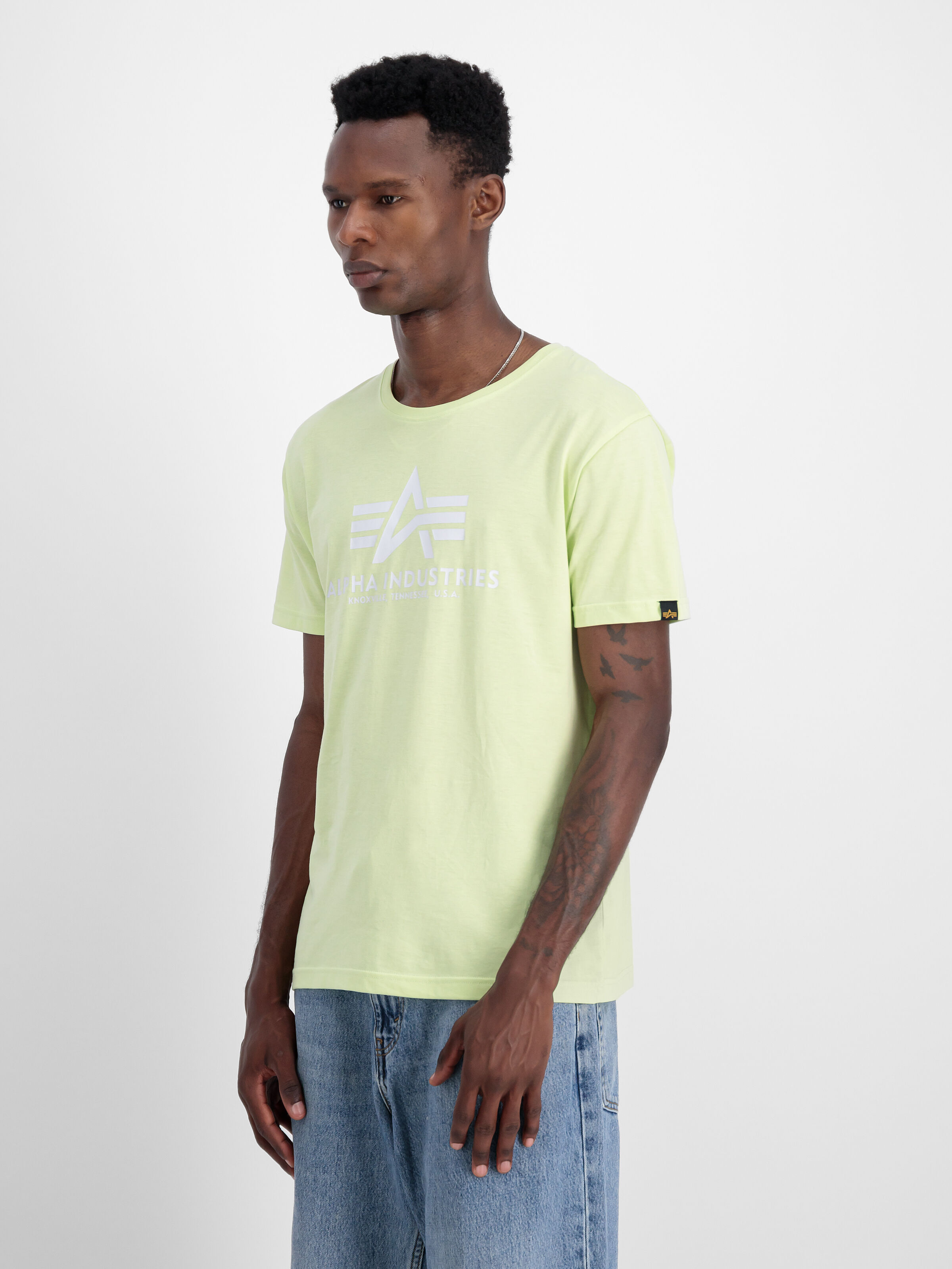 Basic Big Logo T-Shirt Arctic Lime 100501_722_2_model_00003_97017