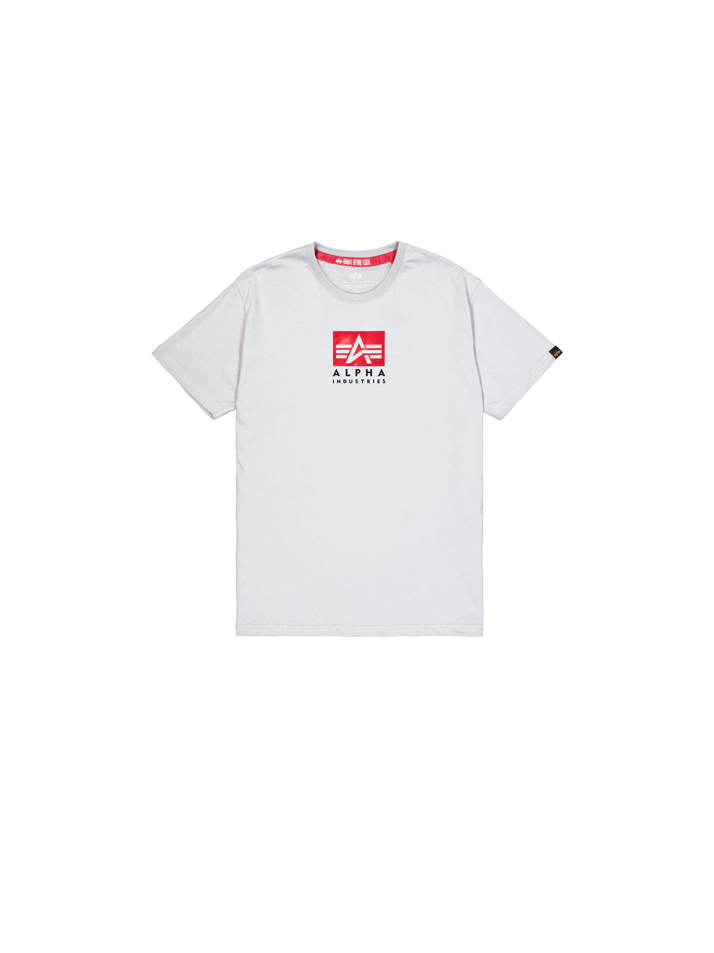 Satin Logo T-Shirt pastel grey 148513_666_1_flatlay_00001_98264.png
