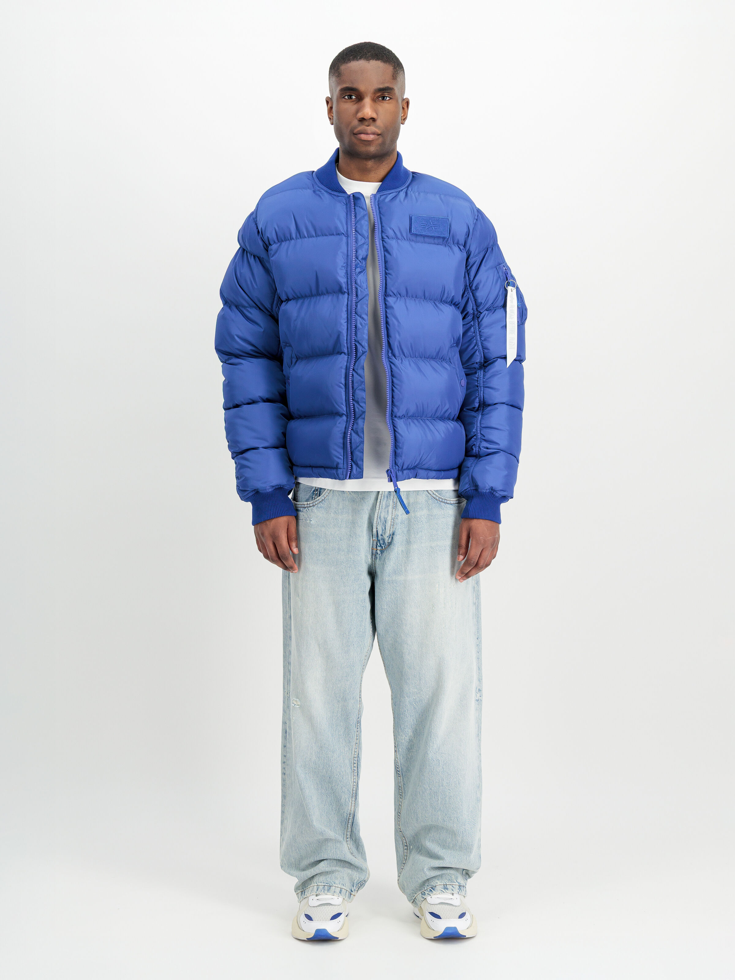 MA-1 Puffer Back Embroidery Logo Winter Jacket galactic blue 268137_402_2_model_00001_227258