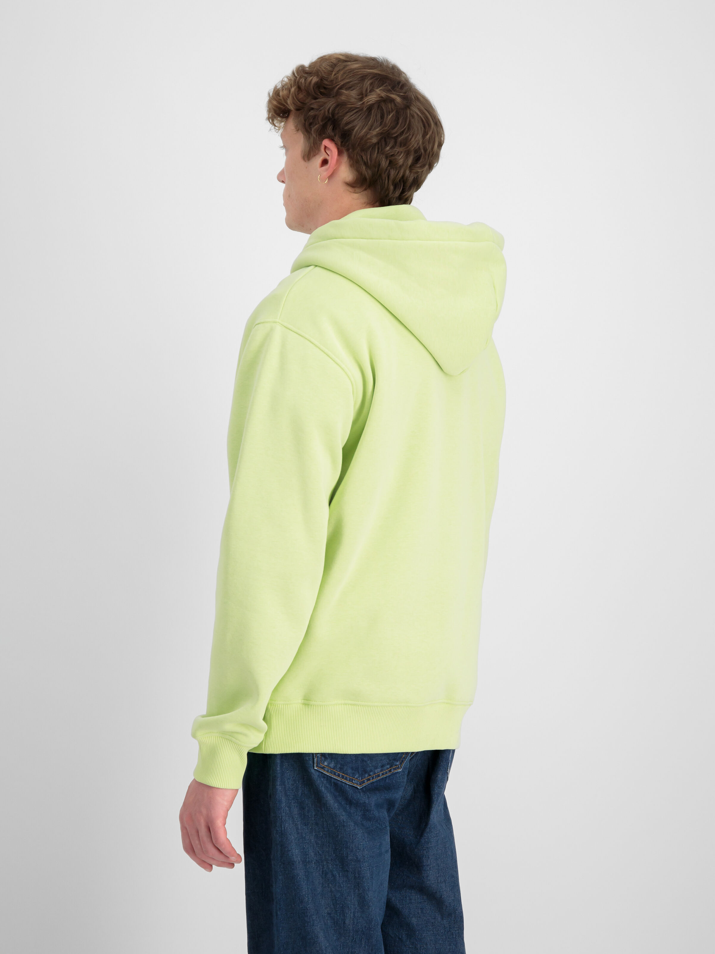 Basic Big Logo Rubber Hoodie Arctic Lime 178312RB_722_2_model_00004_129334