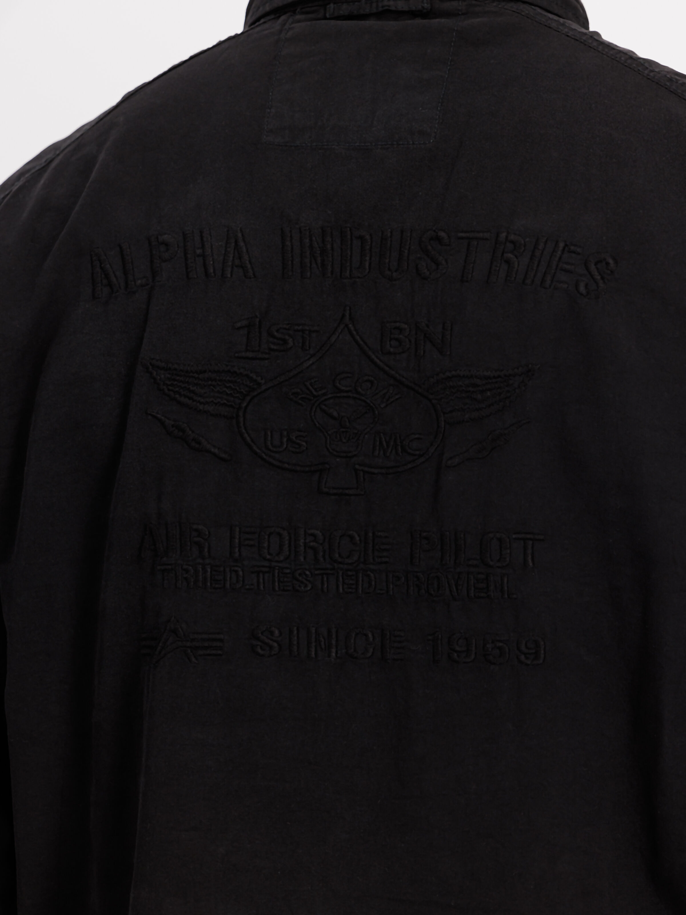 Air Force Embroidery Shirt black 138422_03_3_detail_00001_125936