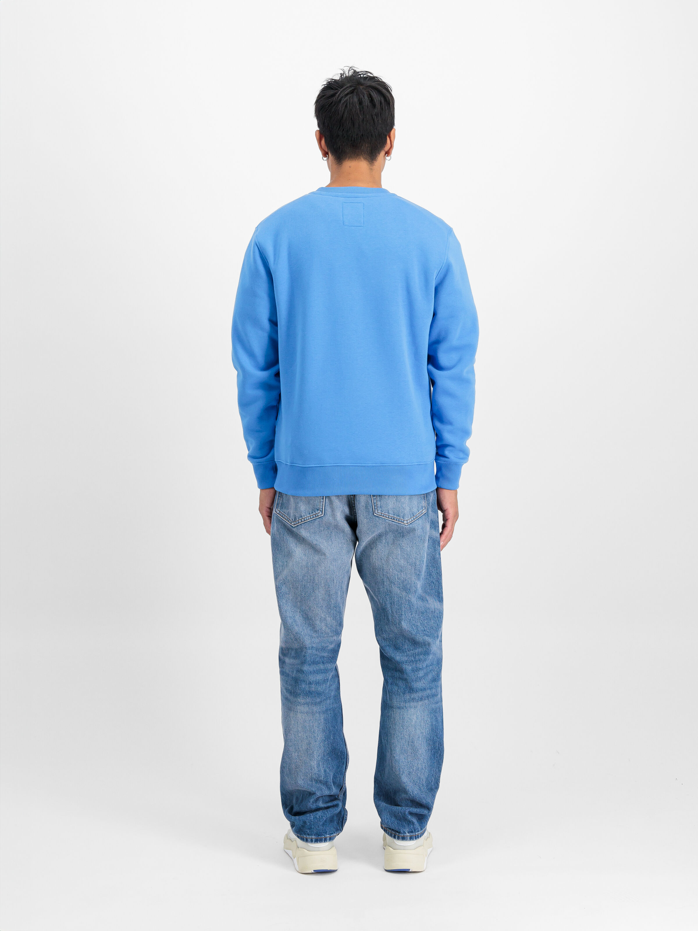 Basic Small Logo Sweatshirt mediteranian blue 188307_737_2_model_00002_118762