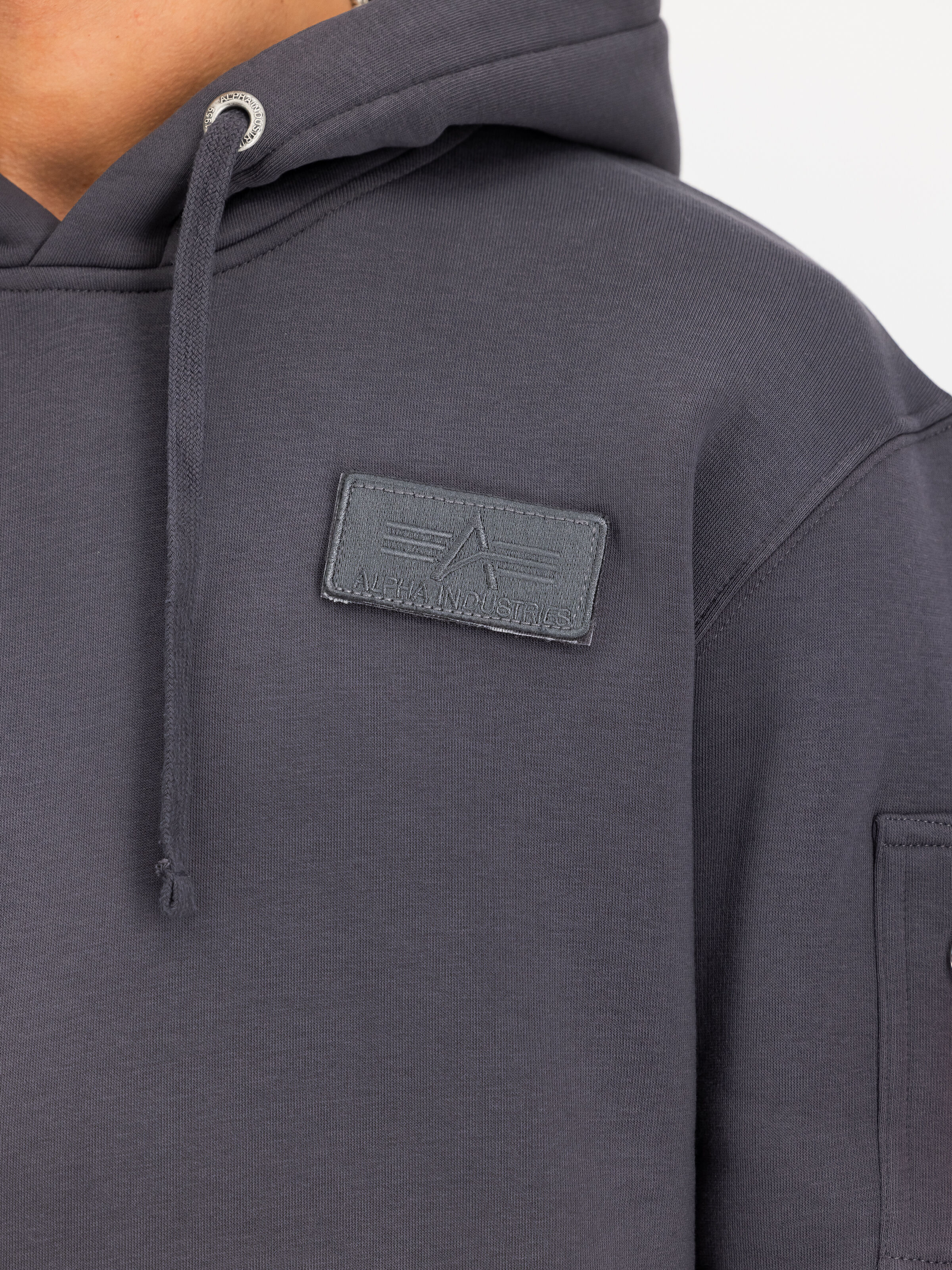 Red Stripe Hoodie vintage grey 178314_684_3_detail_00001_189567