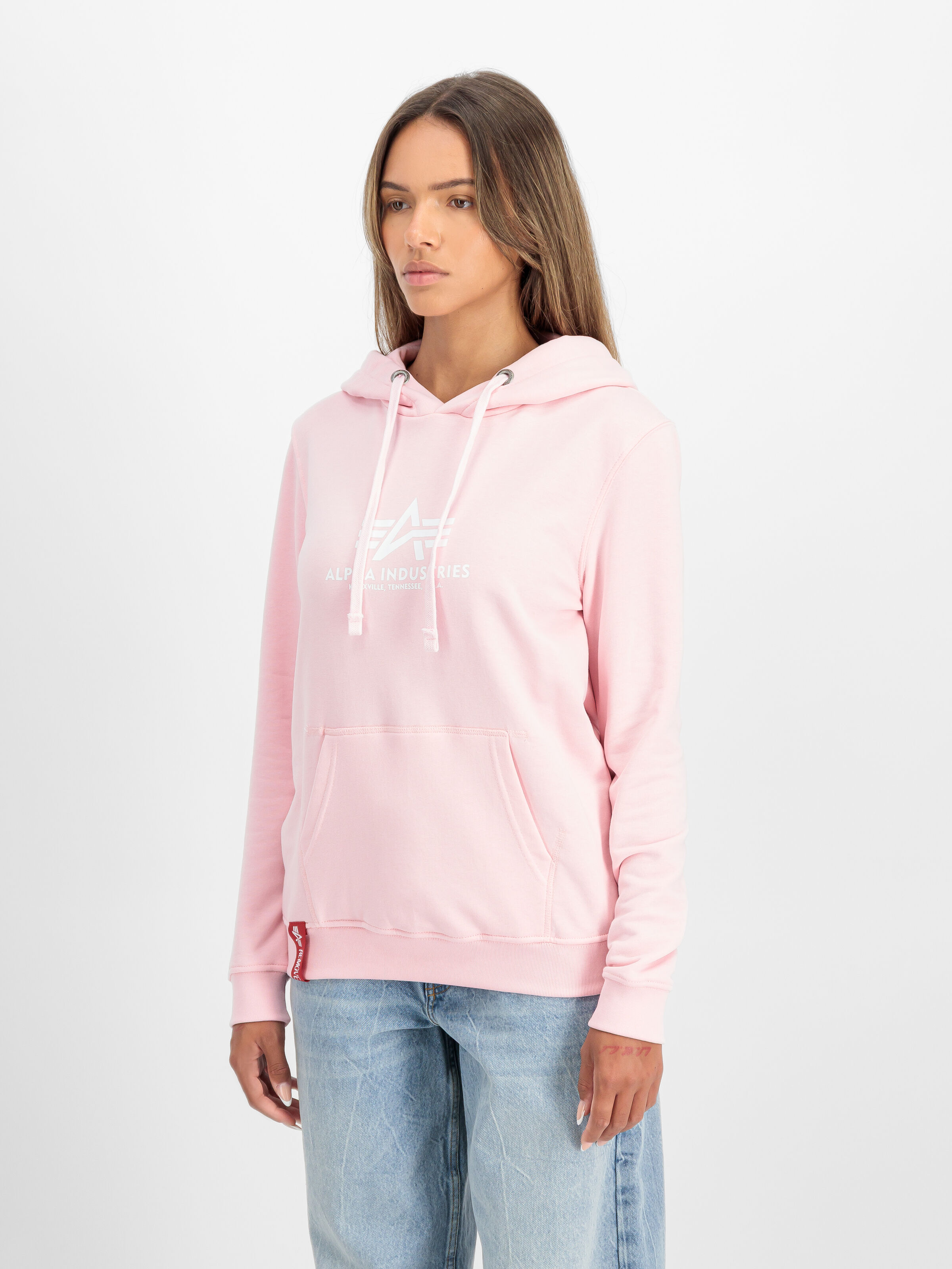 New Basic Big Logo Hoodie Women pastel pink 196032_491_2_model_00002_192446