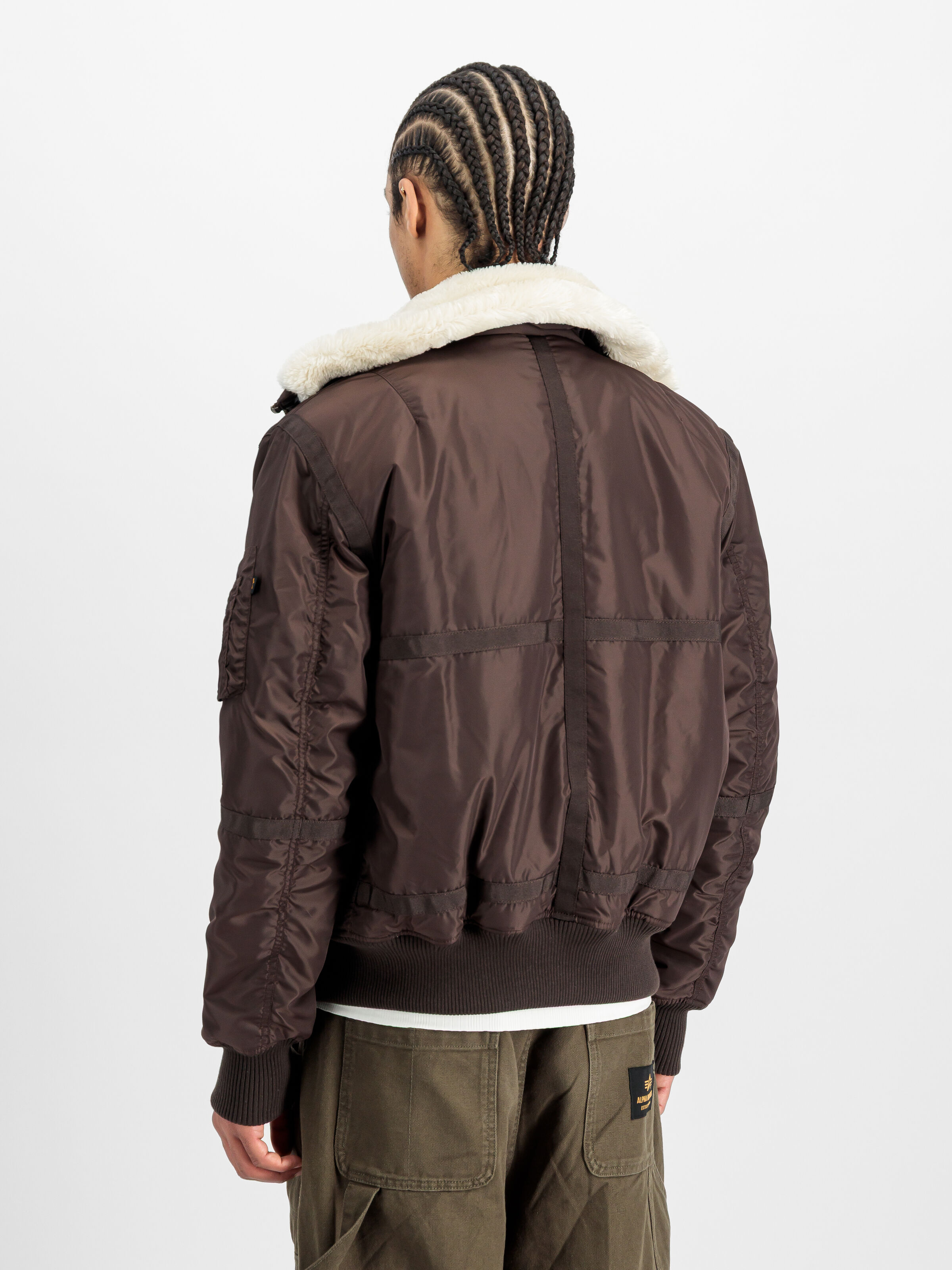 B-15 III TT Two Tone Bomber Jacket hunter brown 198122_696_2_model_00003_166799